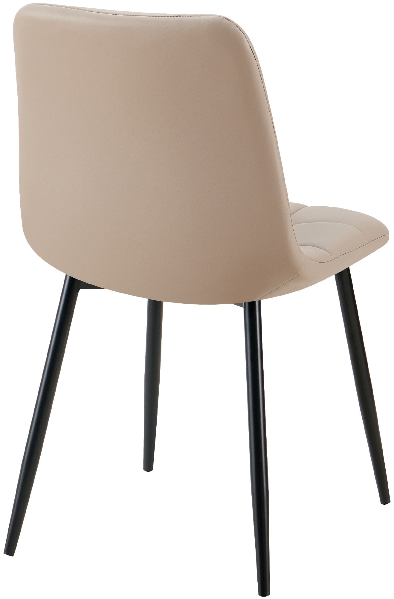Lot de 4 chaises de salle à manger Antibes similicuir