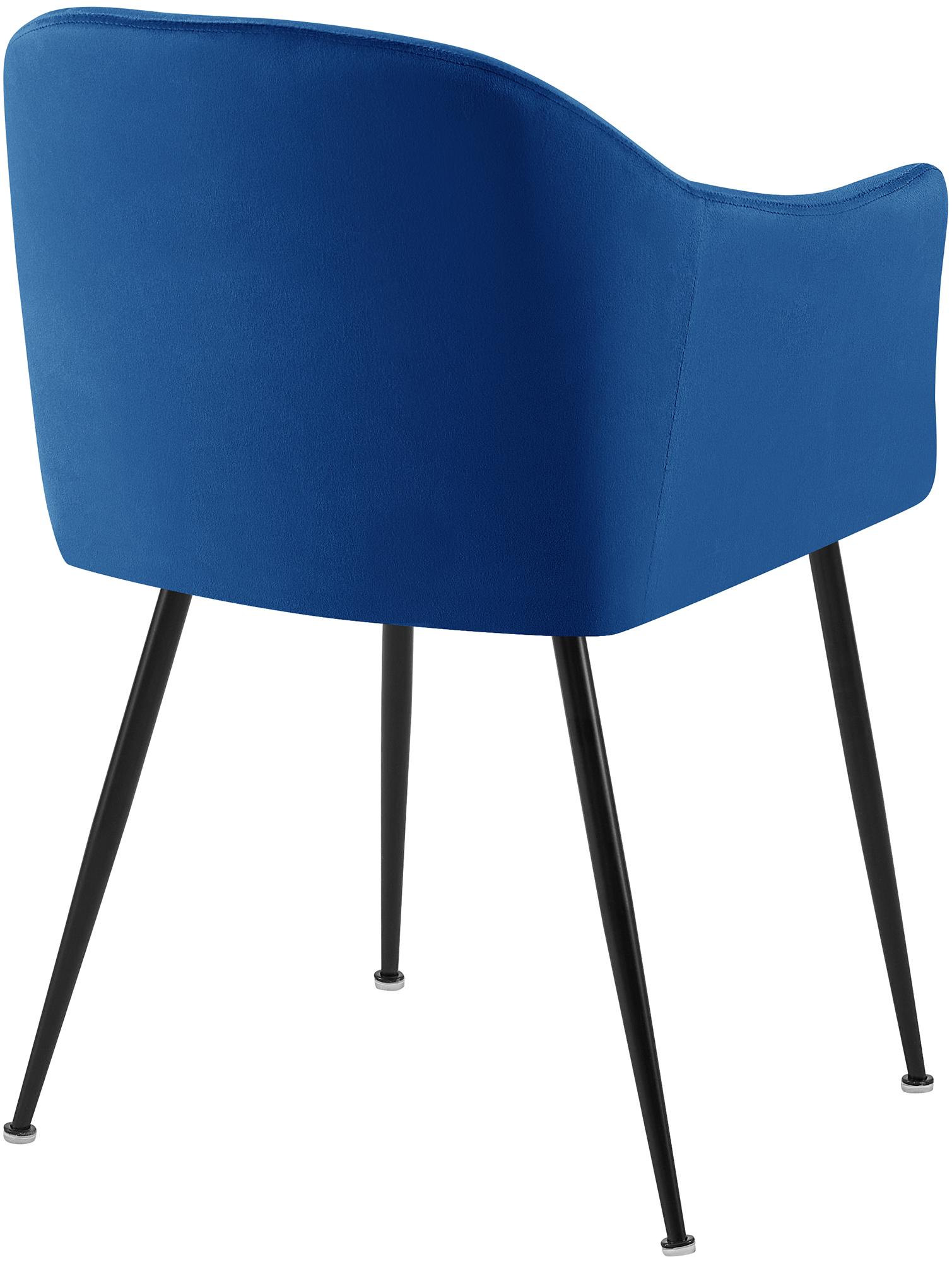 Chaise de salle à manger Jaysie velours