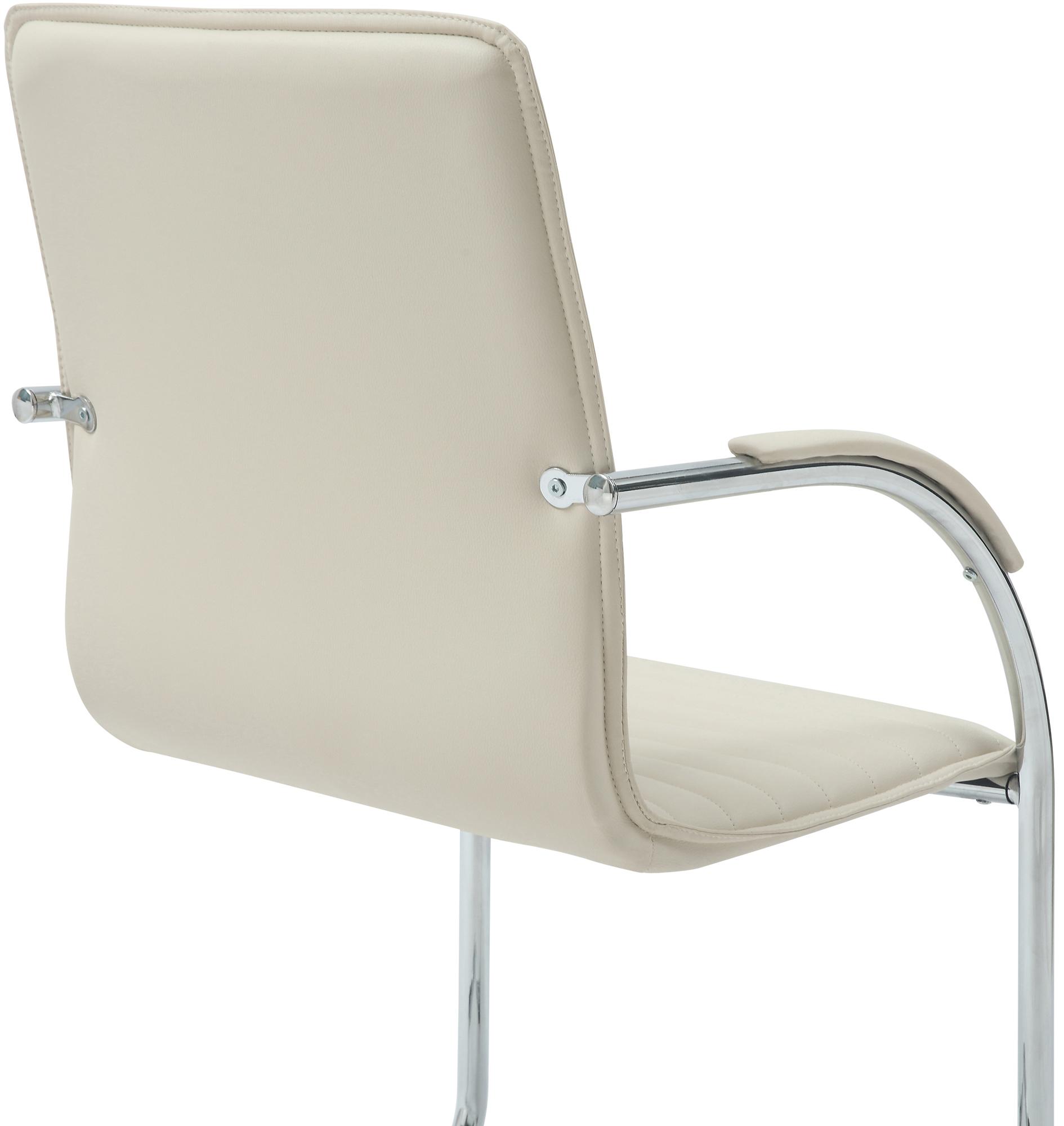 Lot de 2 chaises visiteurs Tira similicuir