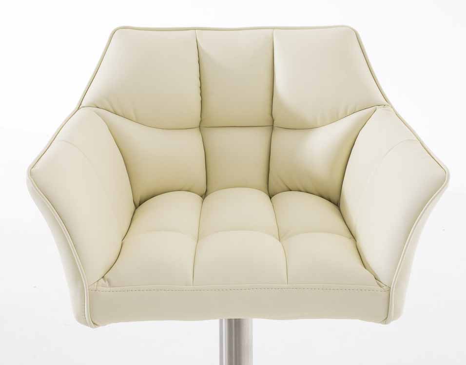 Lot de 2 tabourets de bar Damaso en similicuir