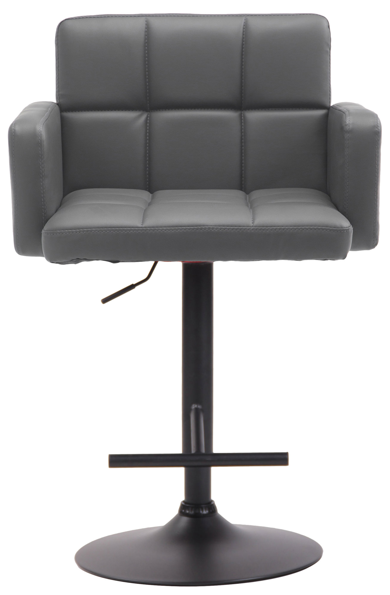 Tabouret de bar Los Angeles similicuir avec pied en métal