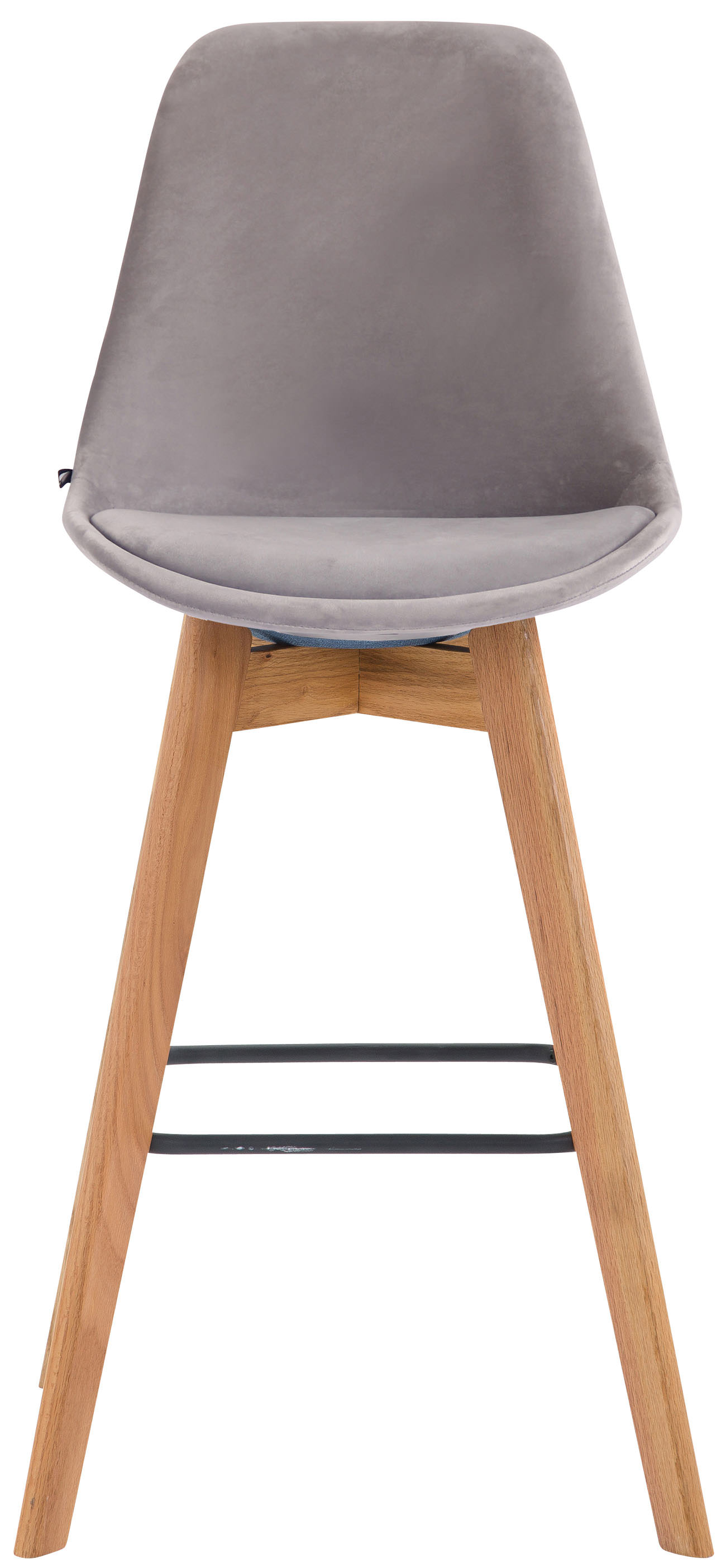 Tabouret de bar Metz en velours