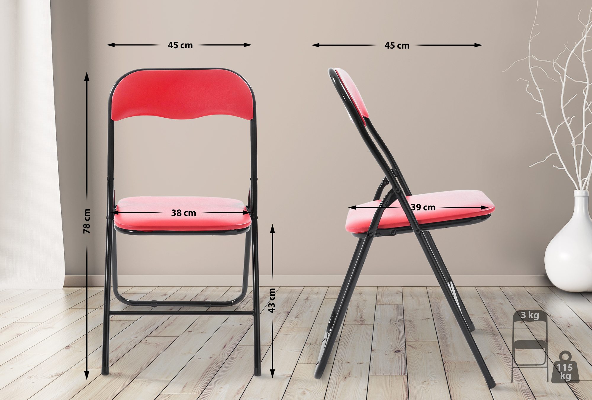 Chaise pliable Felix