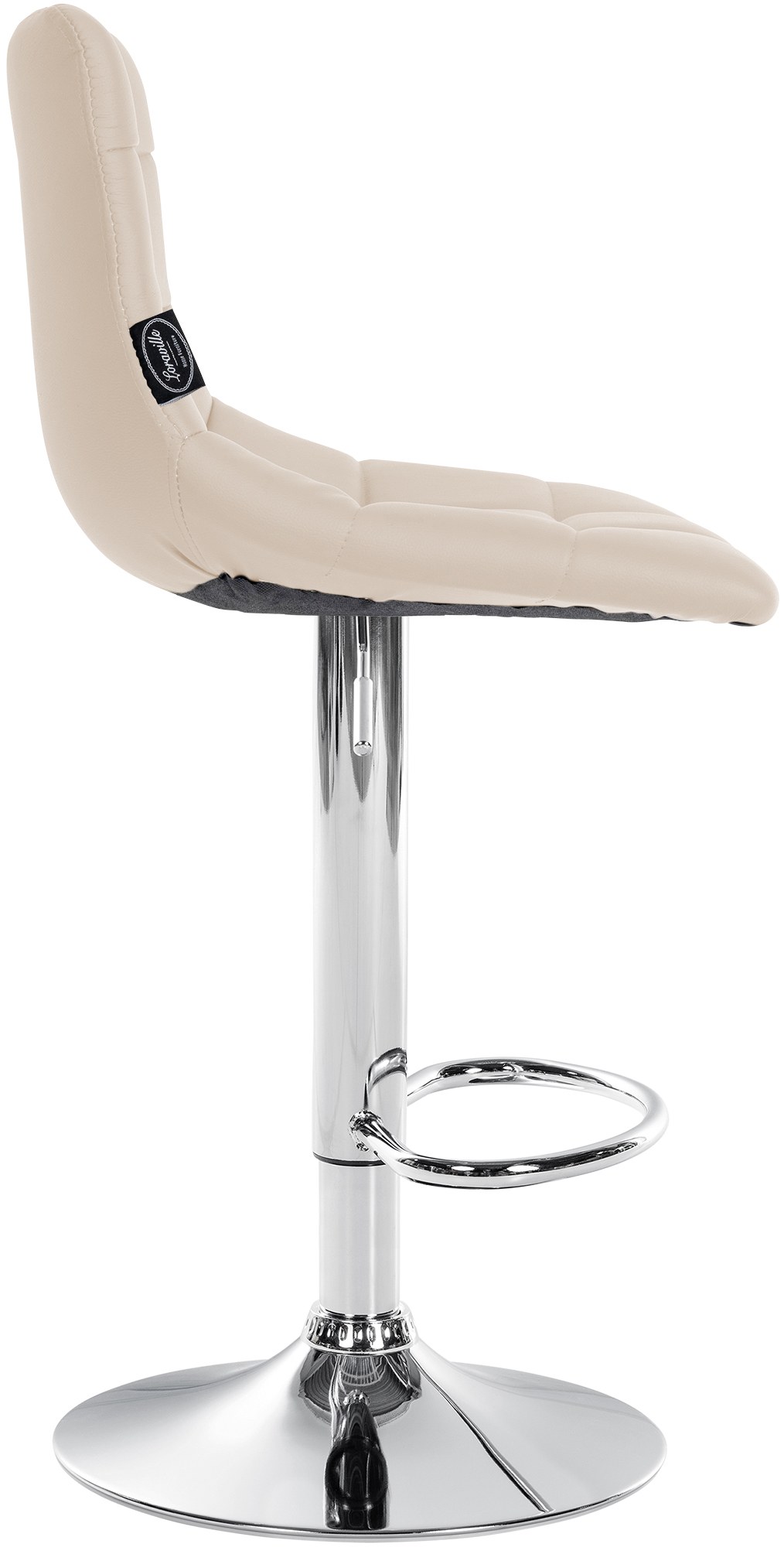 Lot de 2 tabourets de bar Jerry en similicuir