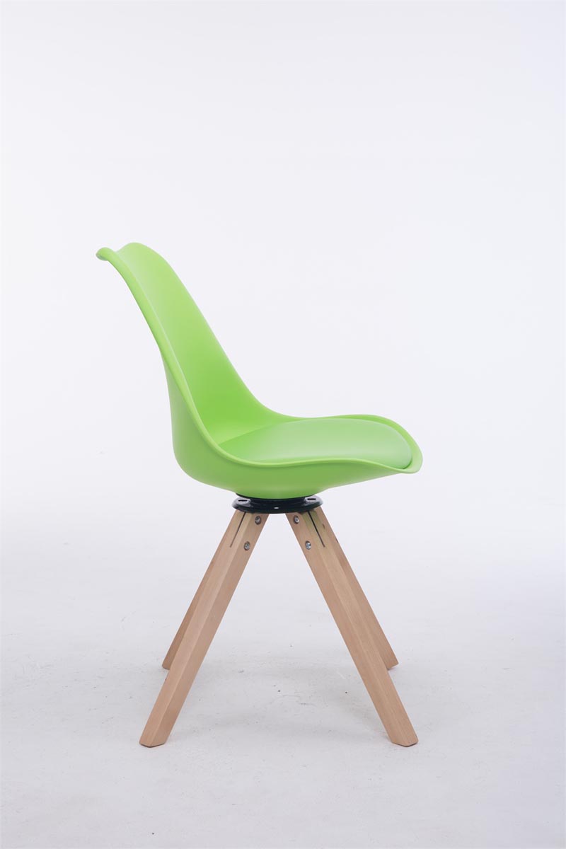 Chaise de salle à manger Troyes Pivotante Piétement en Forme Carrée