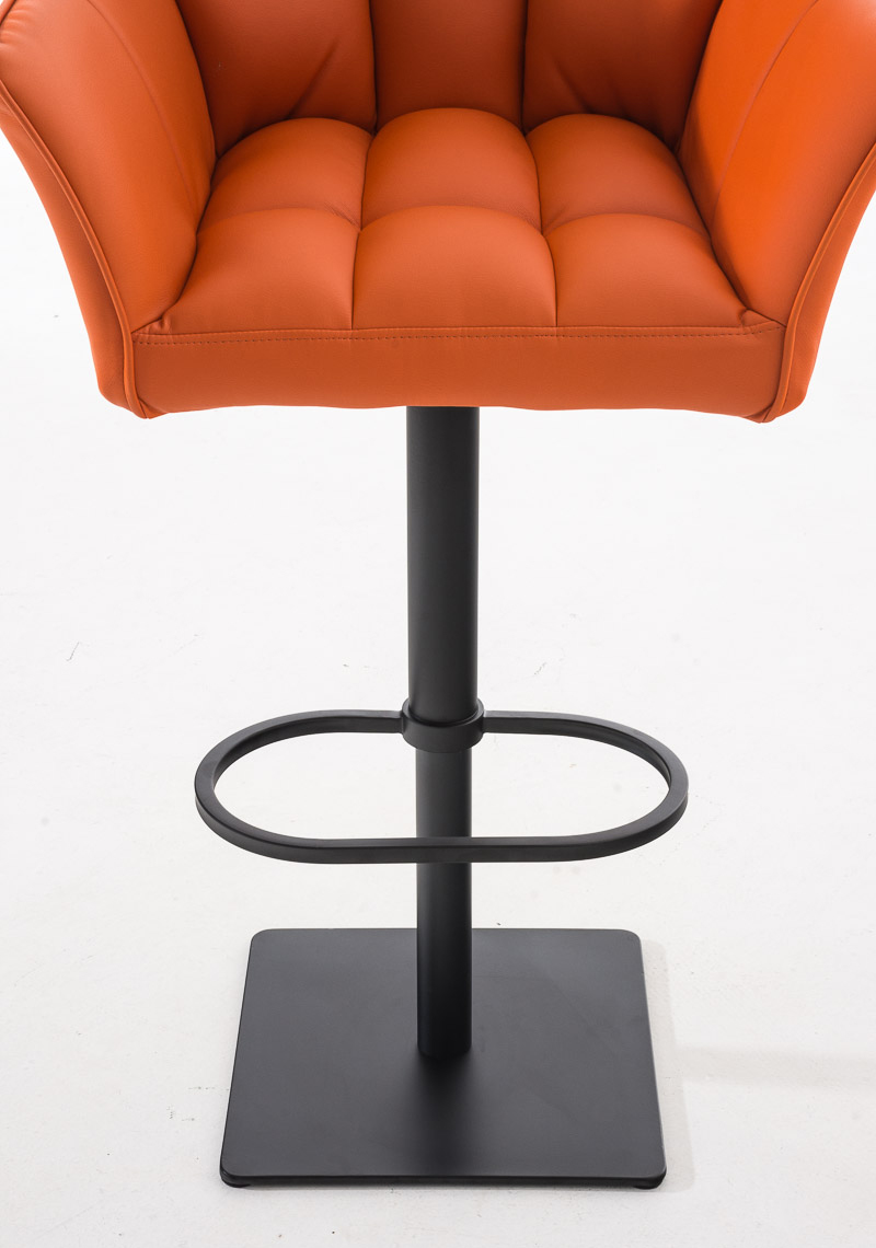 Lot de 2 tabourets de bar Damaso en similicuir