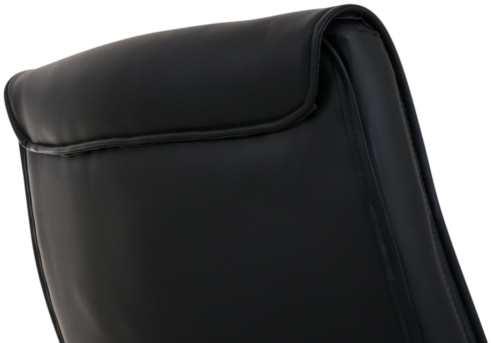 Lot de 2 Chaises Cantilever Caro en Similicuir avec accoudoirs