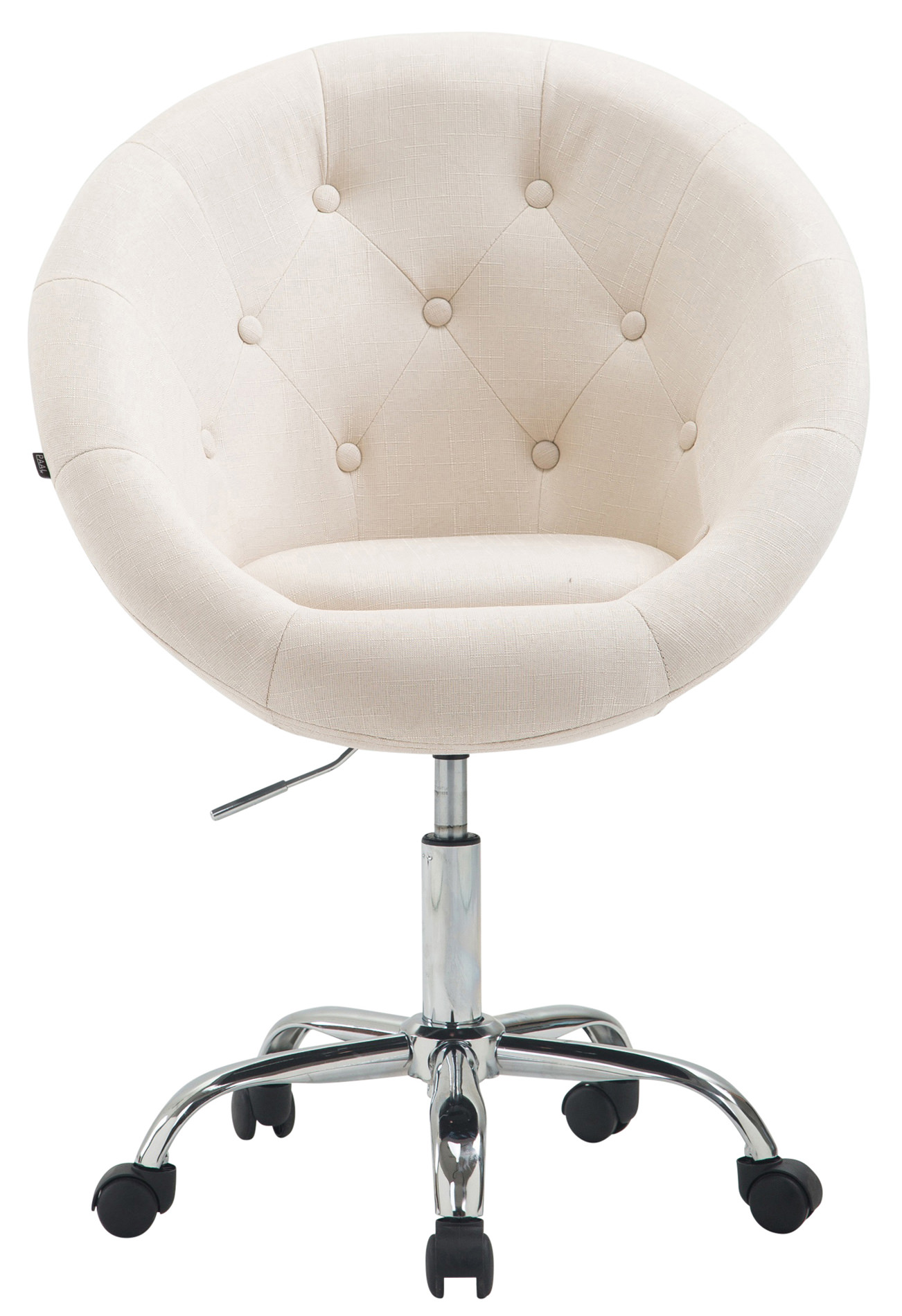 CLP Chaise de Bureau London V2 en Tissu avec Hauteur ajustable et Siège pivotant