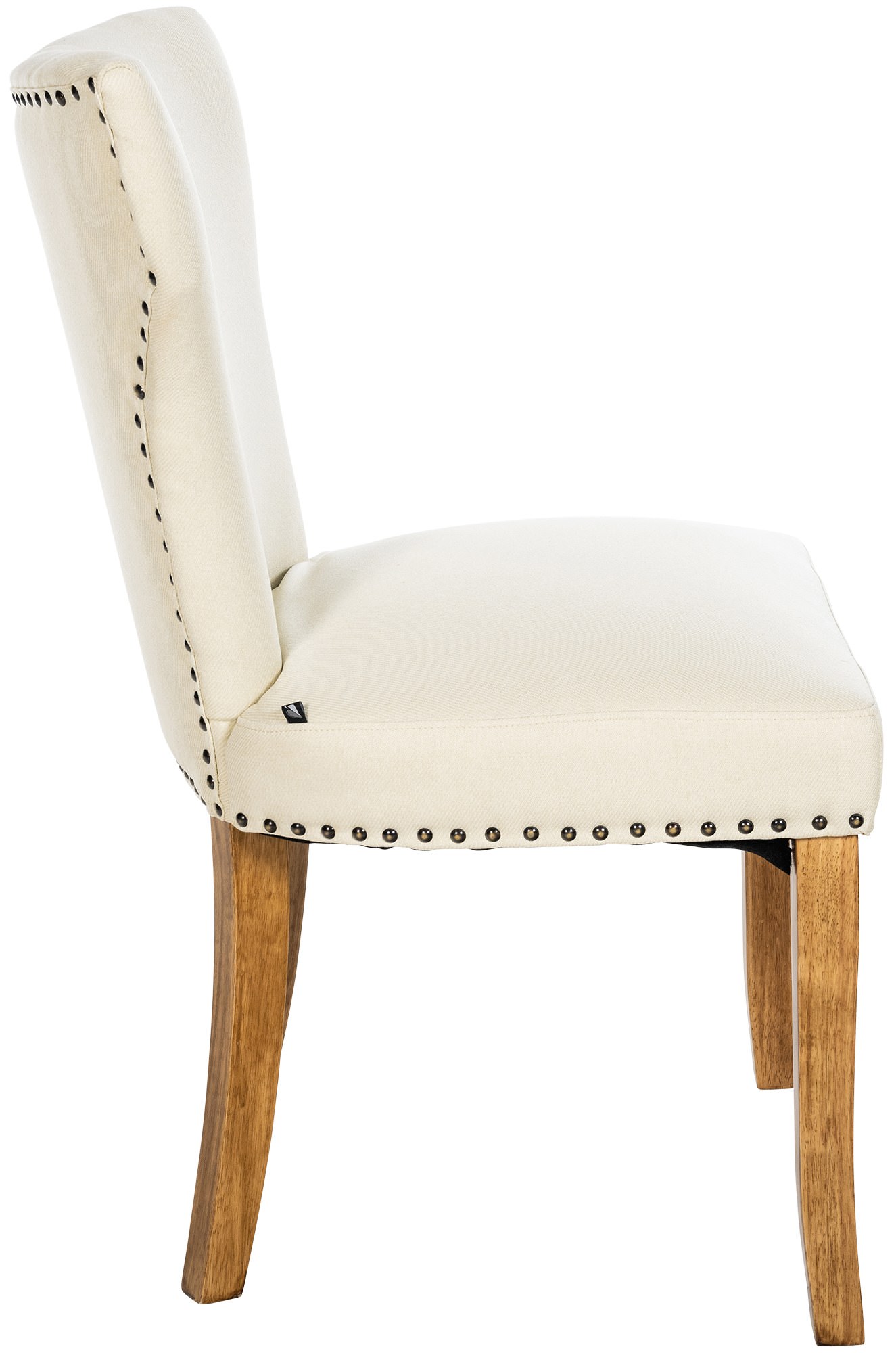 Lot de 2 chaises de salle à manger Zadar tissu