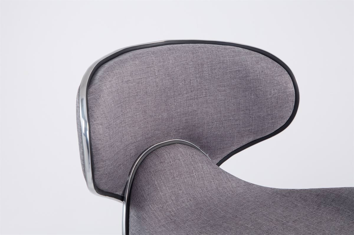 Lot de 2 tabourets de bar Las Vegas V2 en tissu