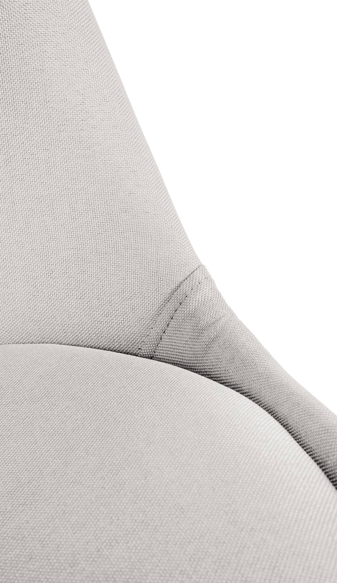 Lot de 4 chaises de salle à manger Sofia en tissu Pieds en bois