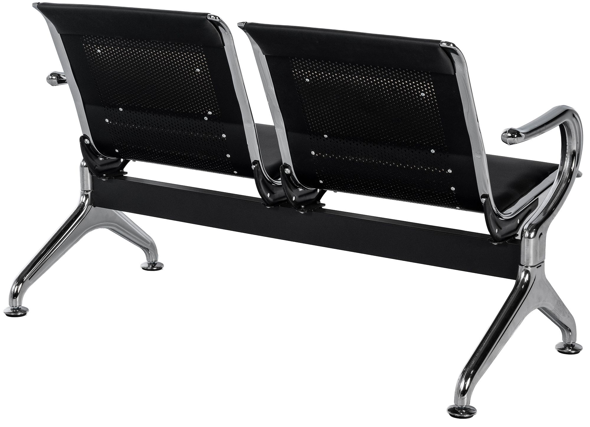 Banc d'attente Frankfurt - design moderne, assise confortable, montage facile, ideal pour halls et espaces publics