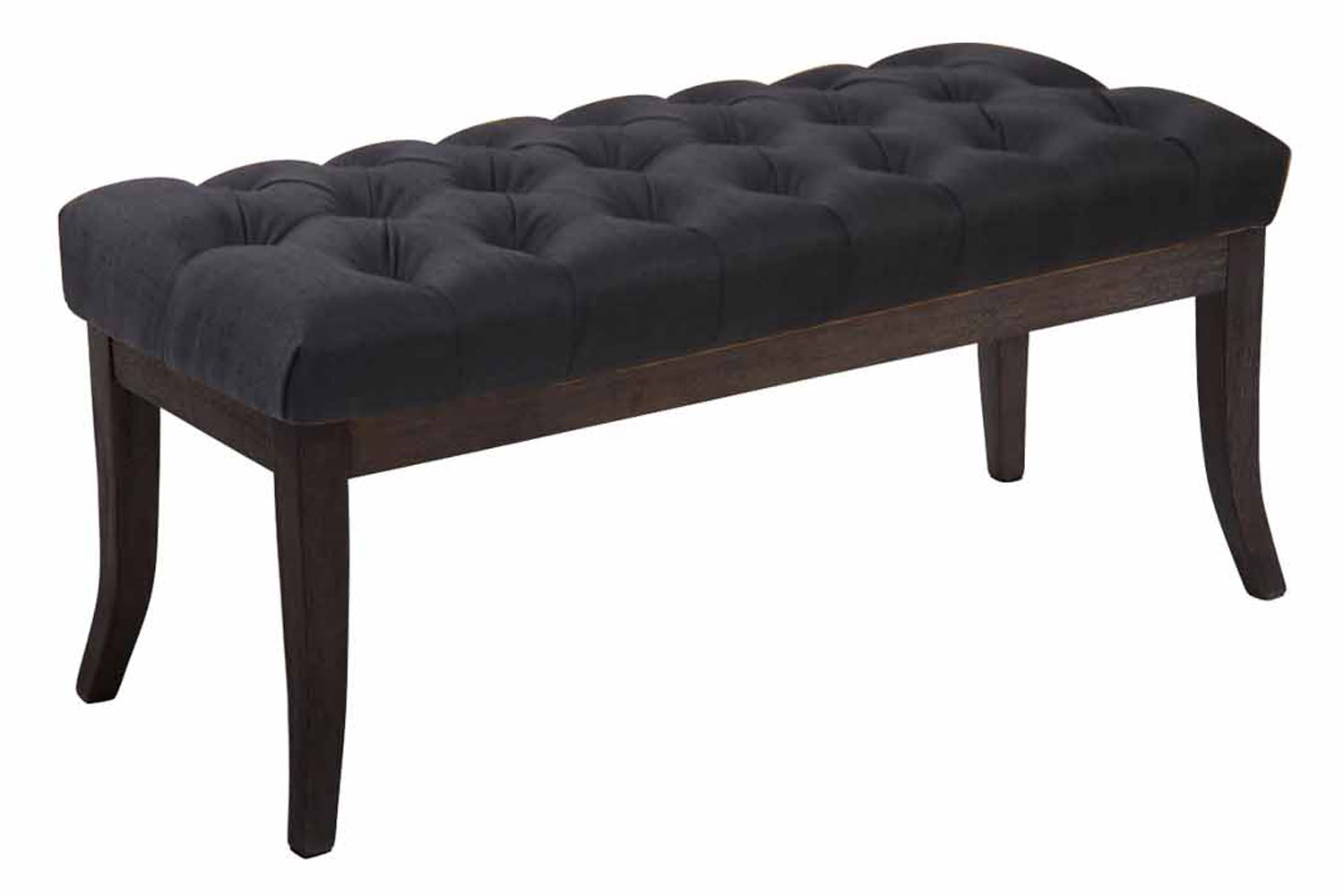 Banc Ramses tissu antique sombre