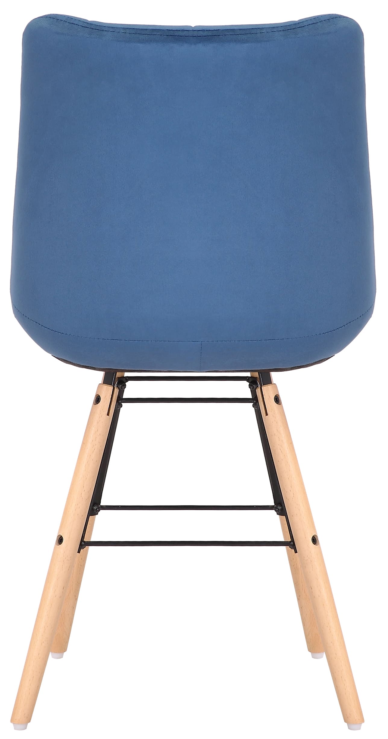 Lot de 2 chaises de salle à manger Leni velours