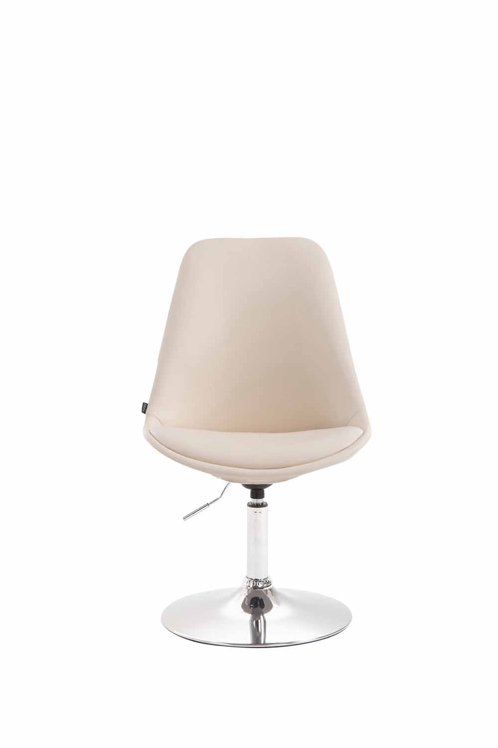 Chaise de salle à manger Maverick en similicuir avec pied trompette