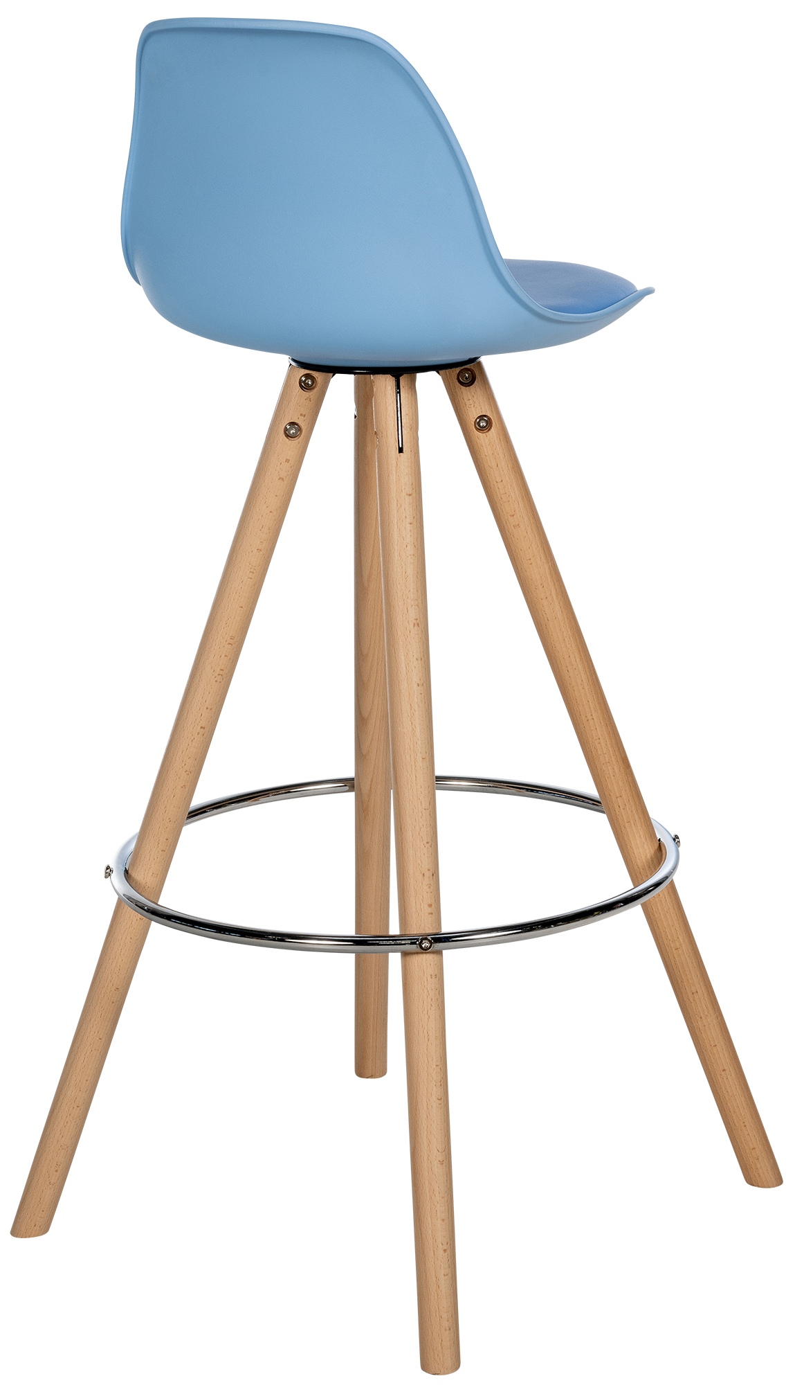 Tabouret de bar Corbin similicuir rond
