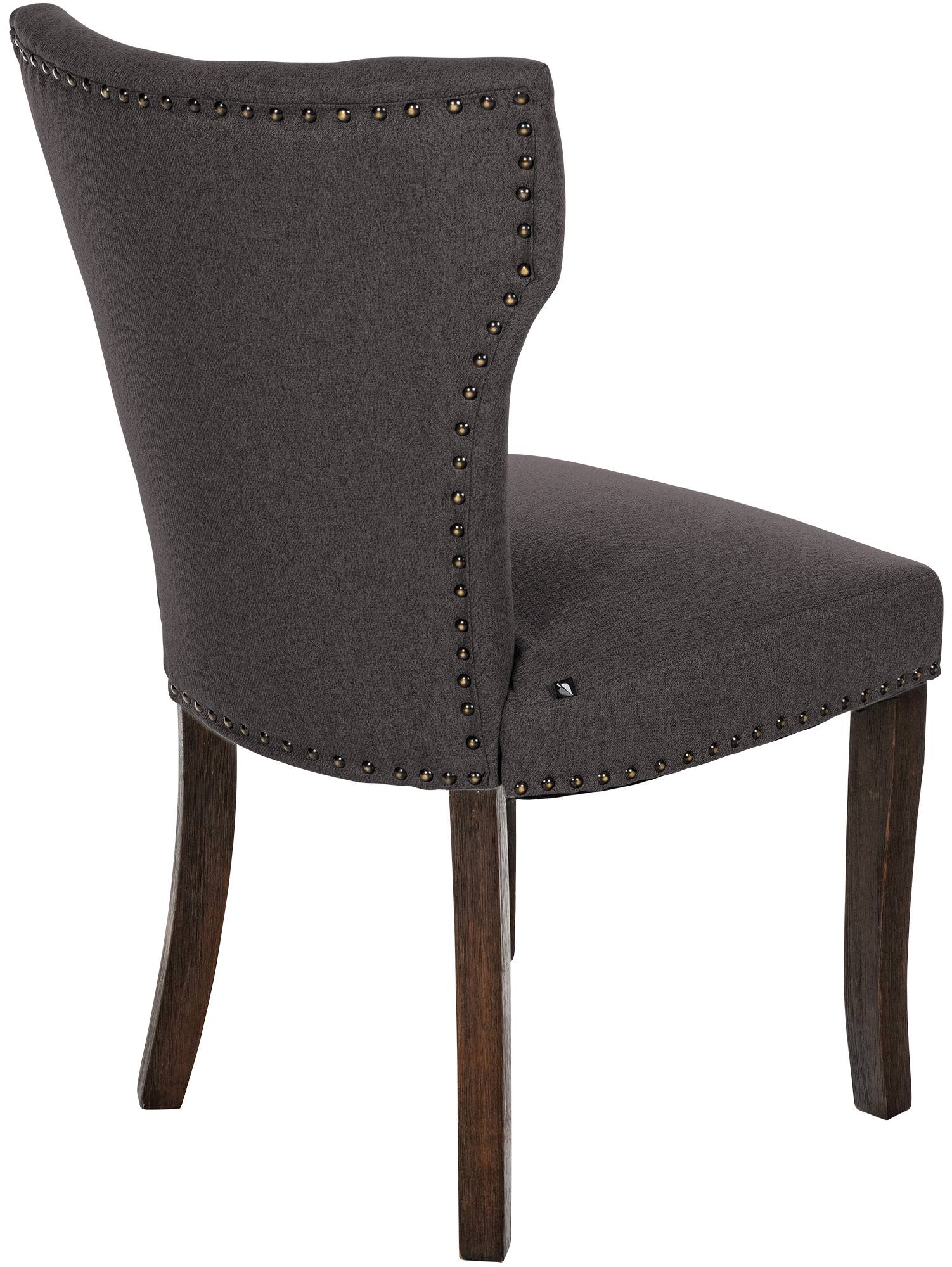 Lot de 2 chaises de salle à manger Zadar tissu