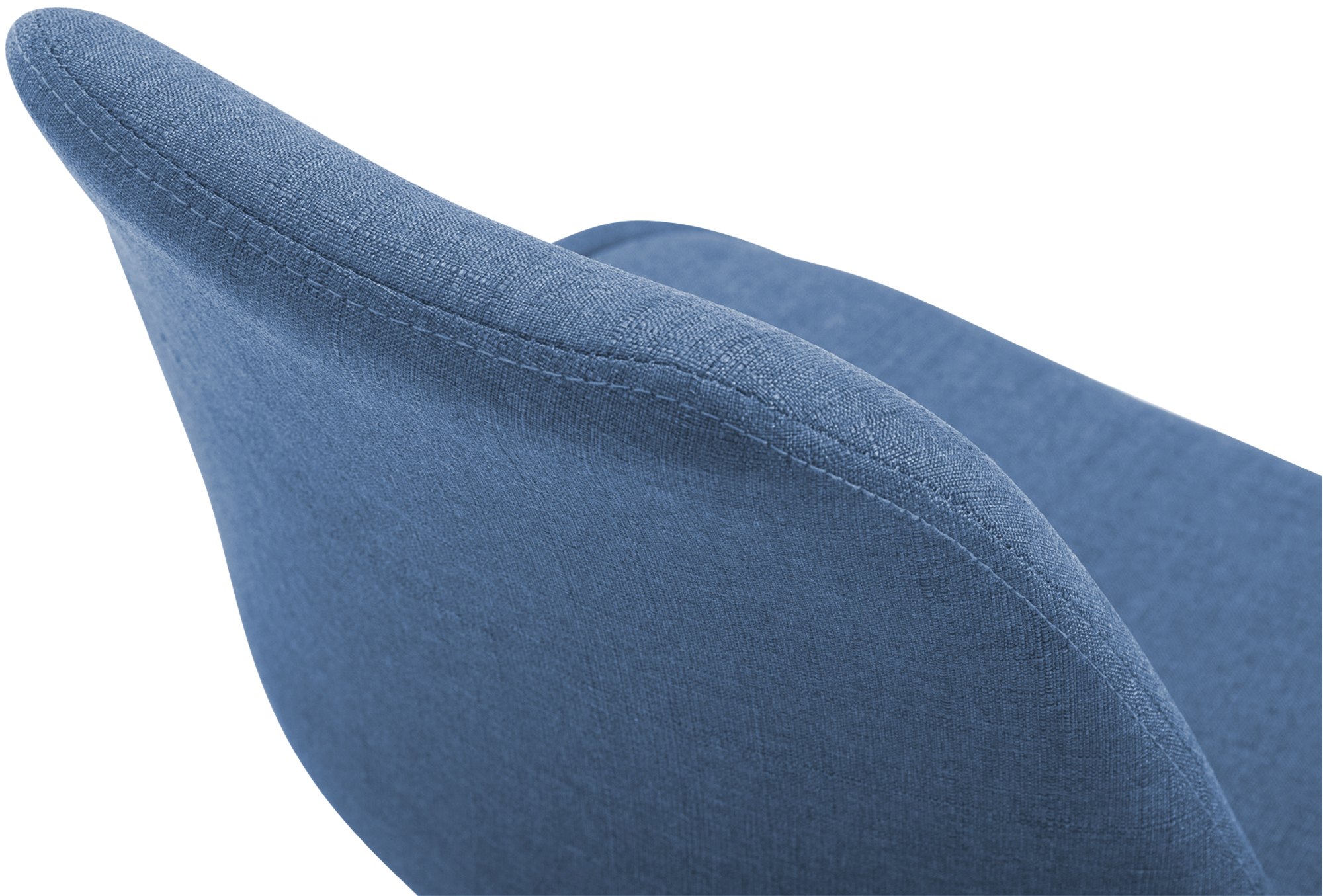 Chaise de salle à manger Maverick tissu avec pied trompette