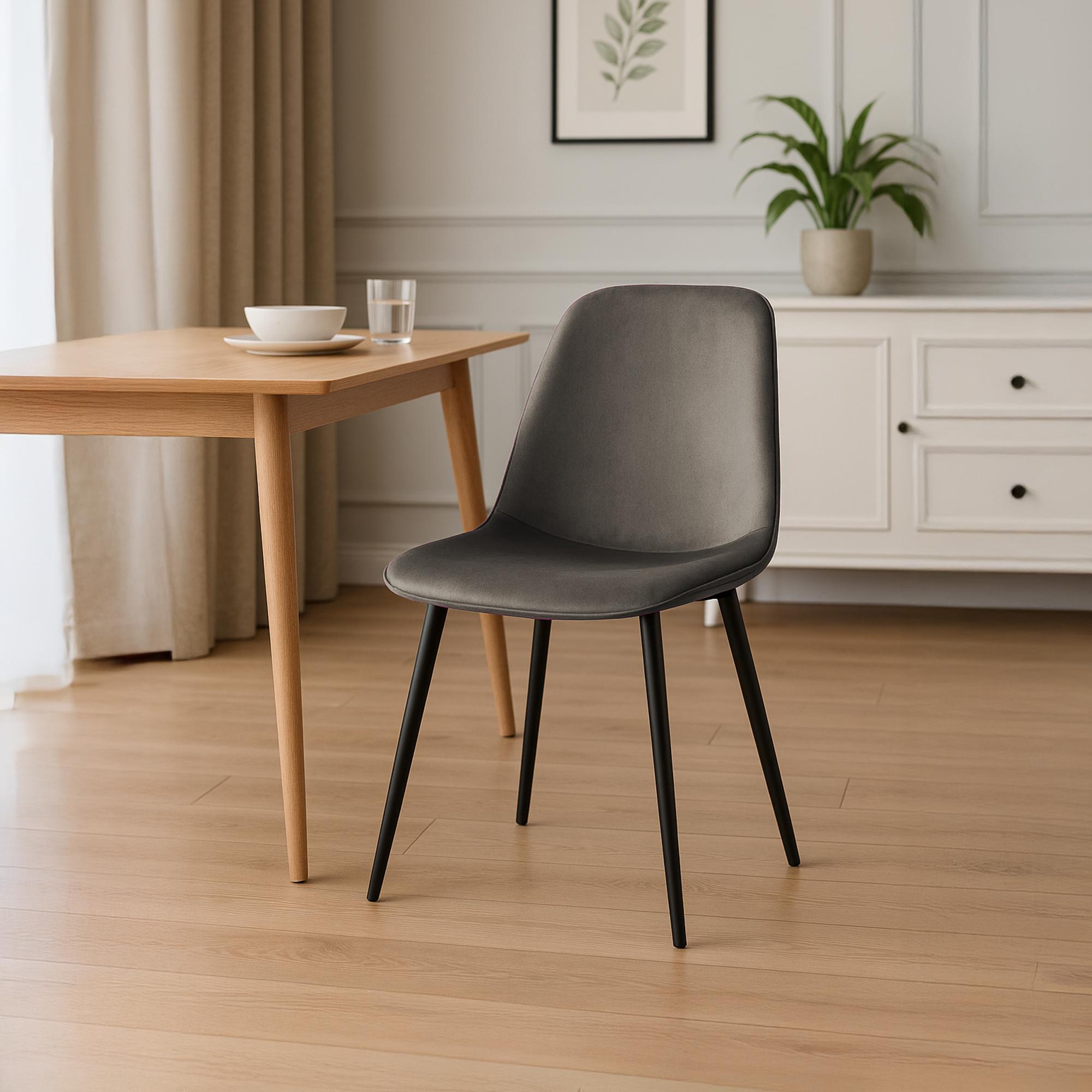 Ensemble de 4 chaises de salle à manger Maryam