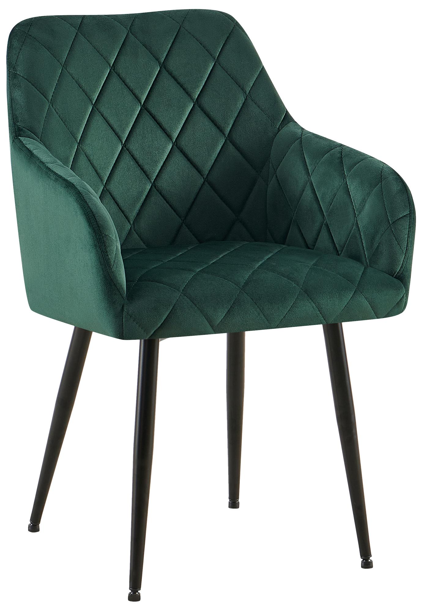 Chaise de salle à manger Monett Velours