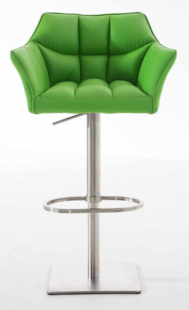 Lot de 2 tabourets de bar Damaso en similicuir