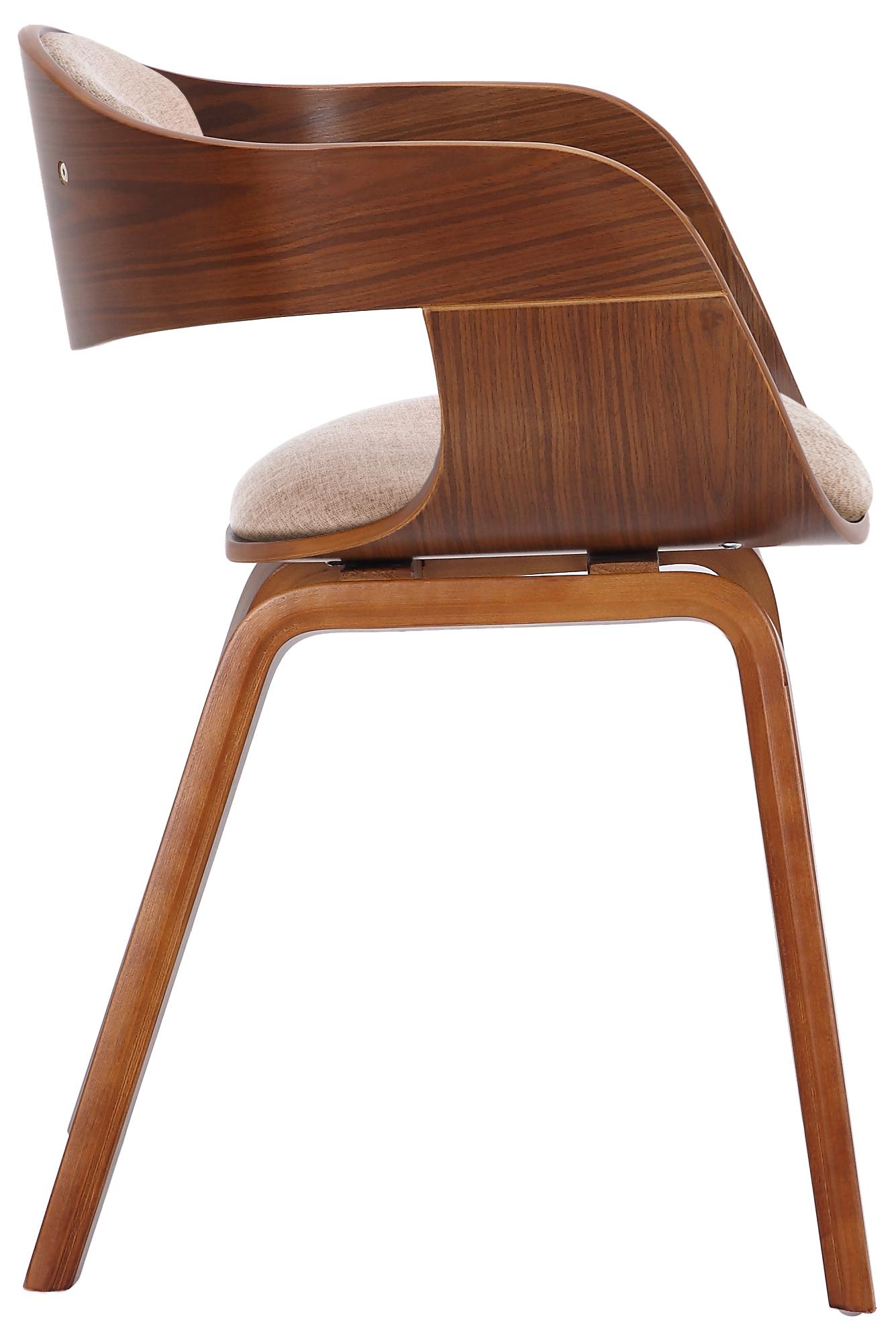 Lot de 2 chaises de salle à manger Kingston en Tissu