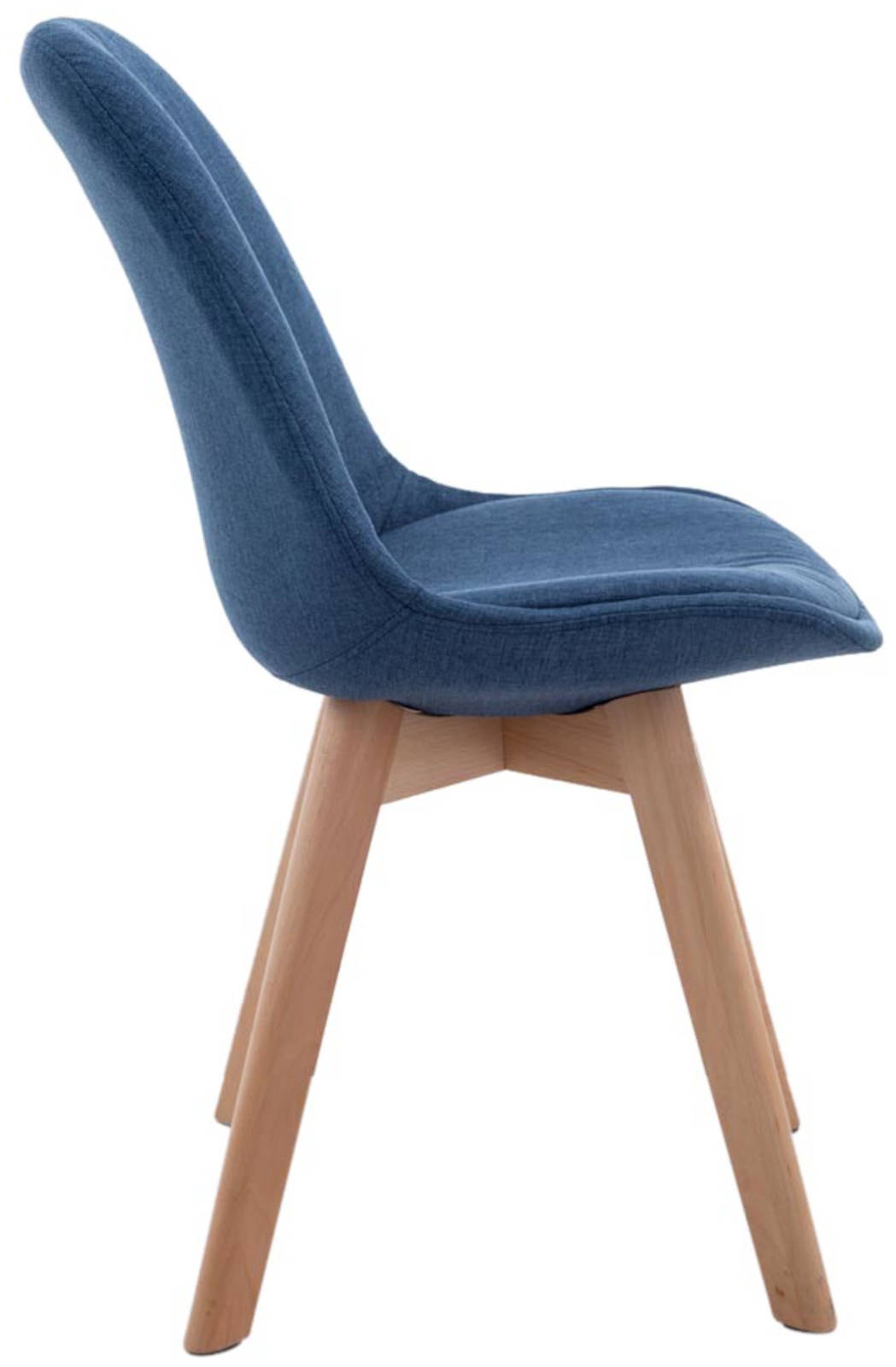 Lot de 4 chaises de salle à manger Borneo V2 en Tissu