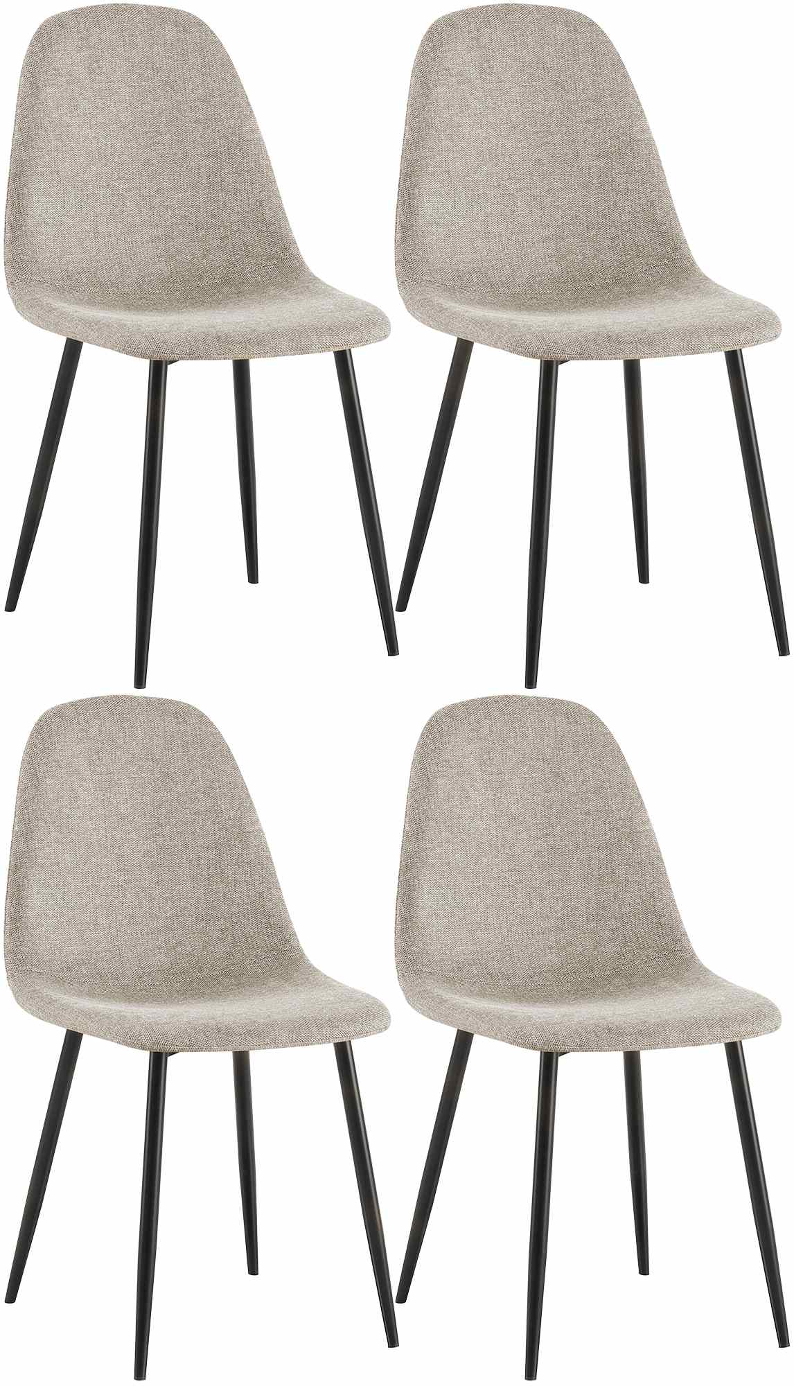 Set de 4 chaises de salle à manger Napier