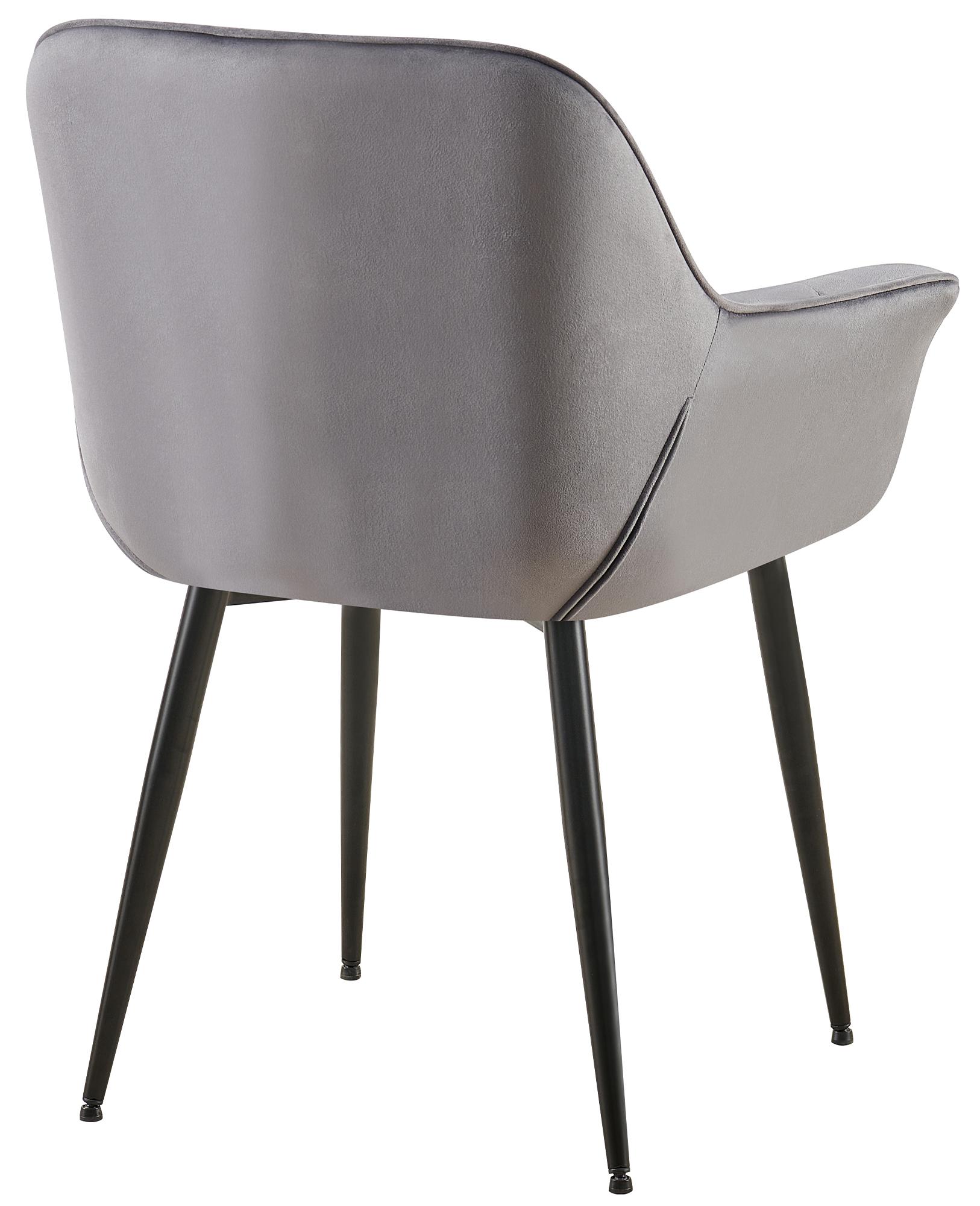 Chaise de salle à manger Roseville velours