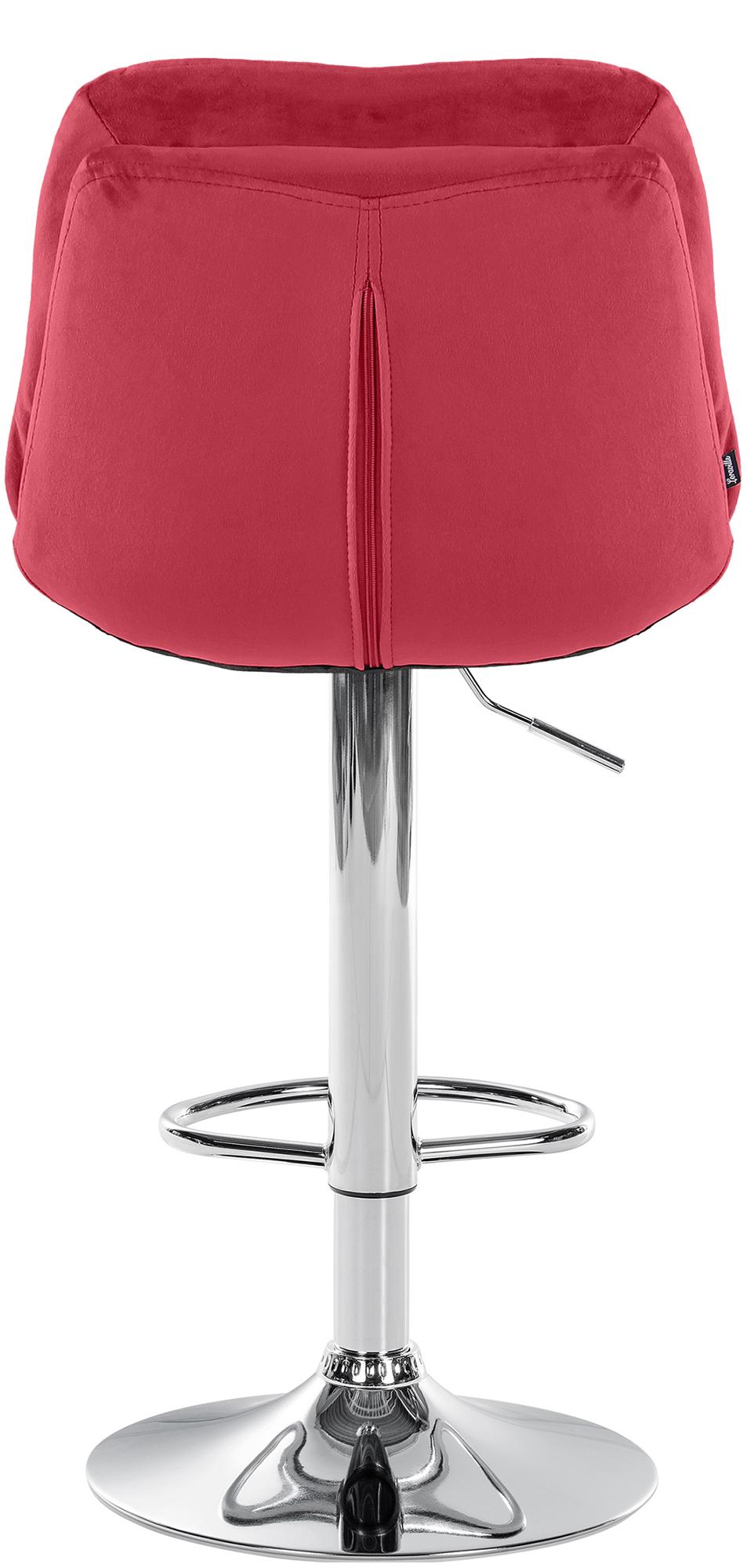 Tabouret de bar Laurel velours