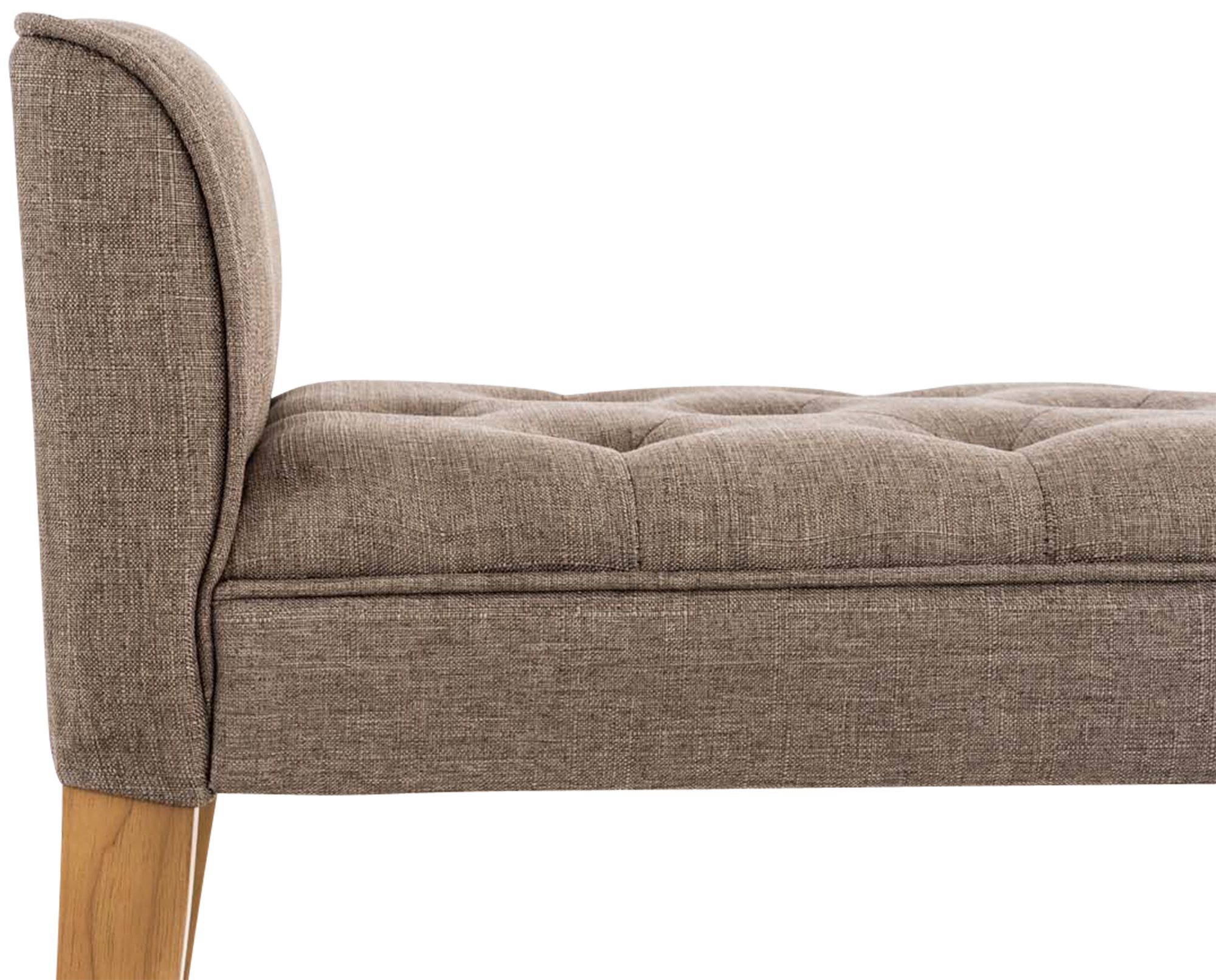 Banquette style Chersterfield Cleopatra en tissu