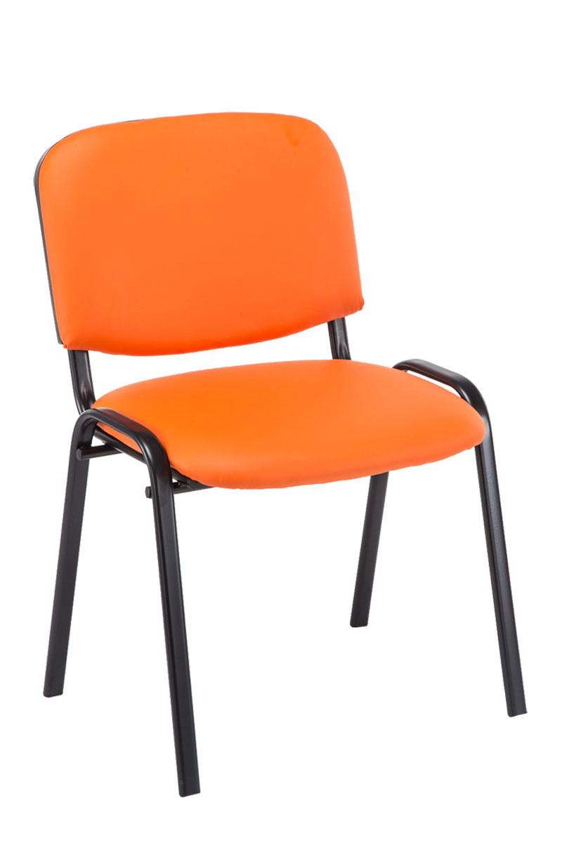 Lot de 6 chaises Visiteur Ken en similicuir