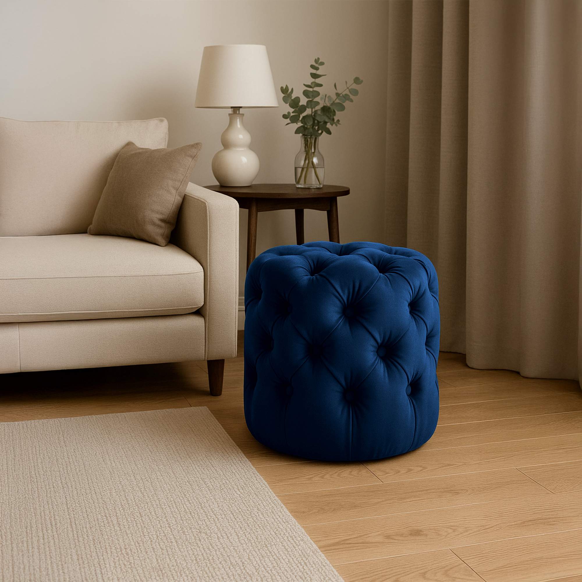 Tabouret Drancy Velours