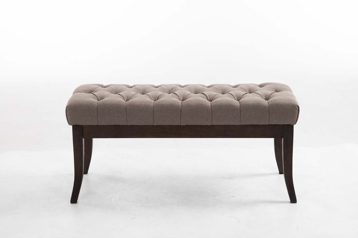 Banc Ramses tissu antique sombre