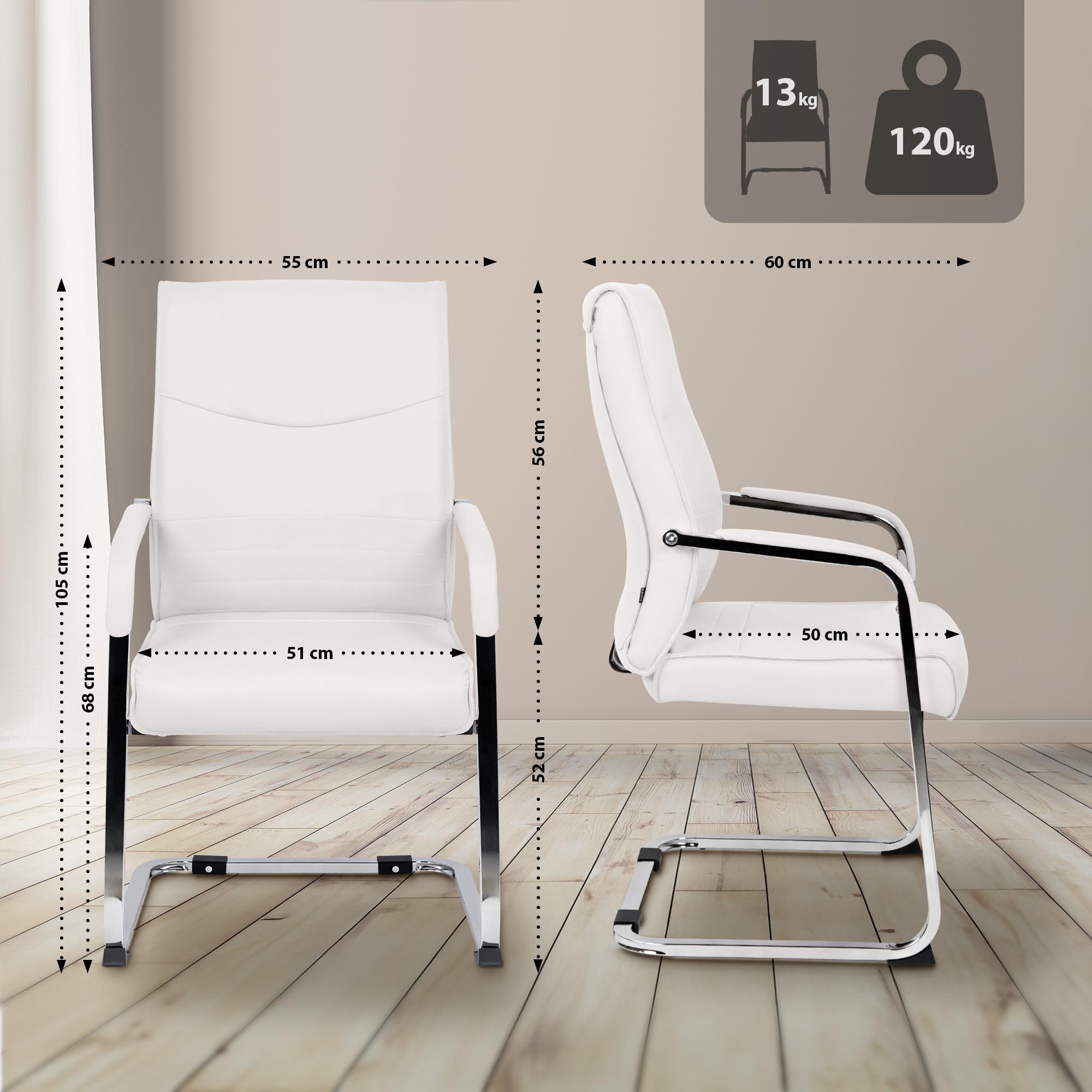 Lot de 2 chaises de salle a manger Hobart