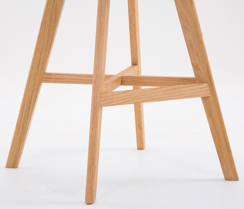Lot de 2 tabourets de bar Cannes en similicuir