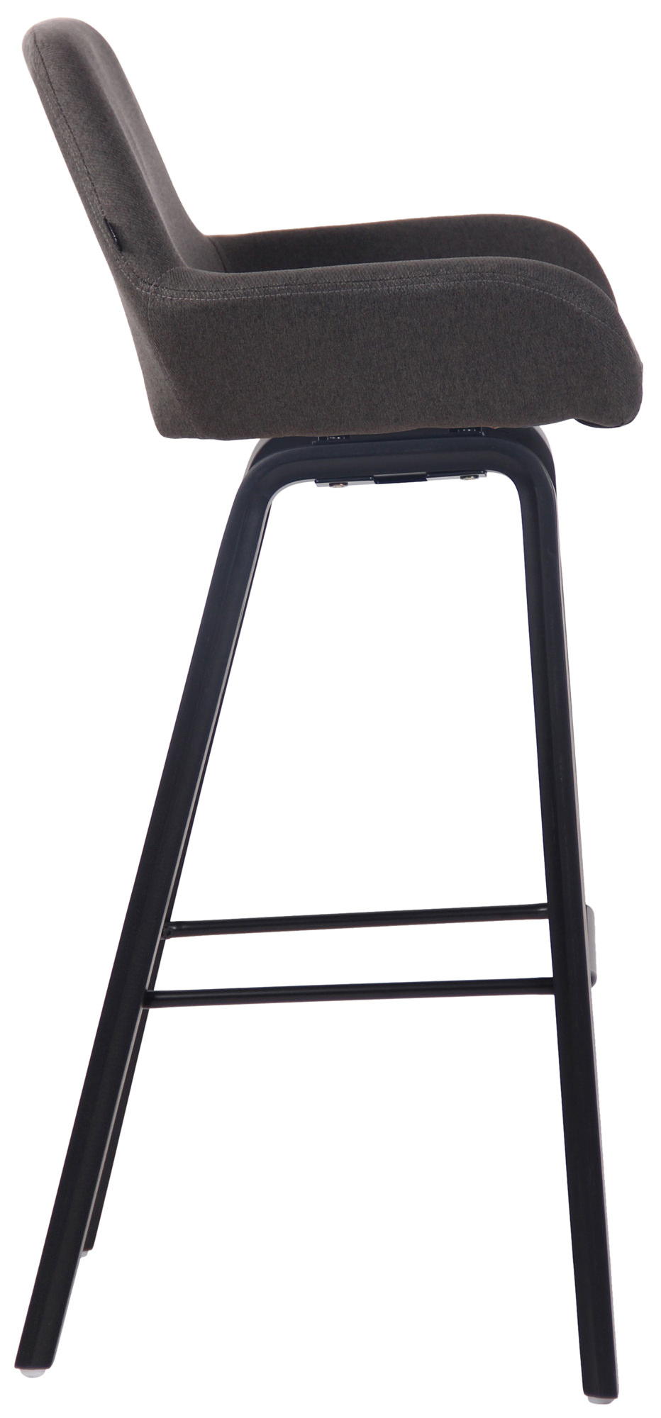 Tabouret de bar Newnan en tissu à 4 pieds