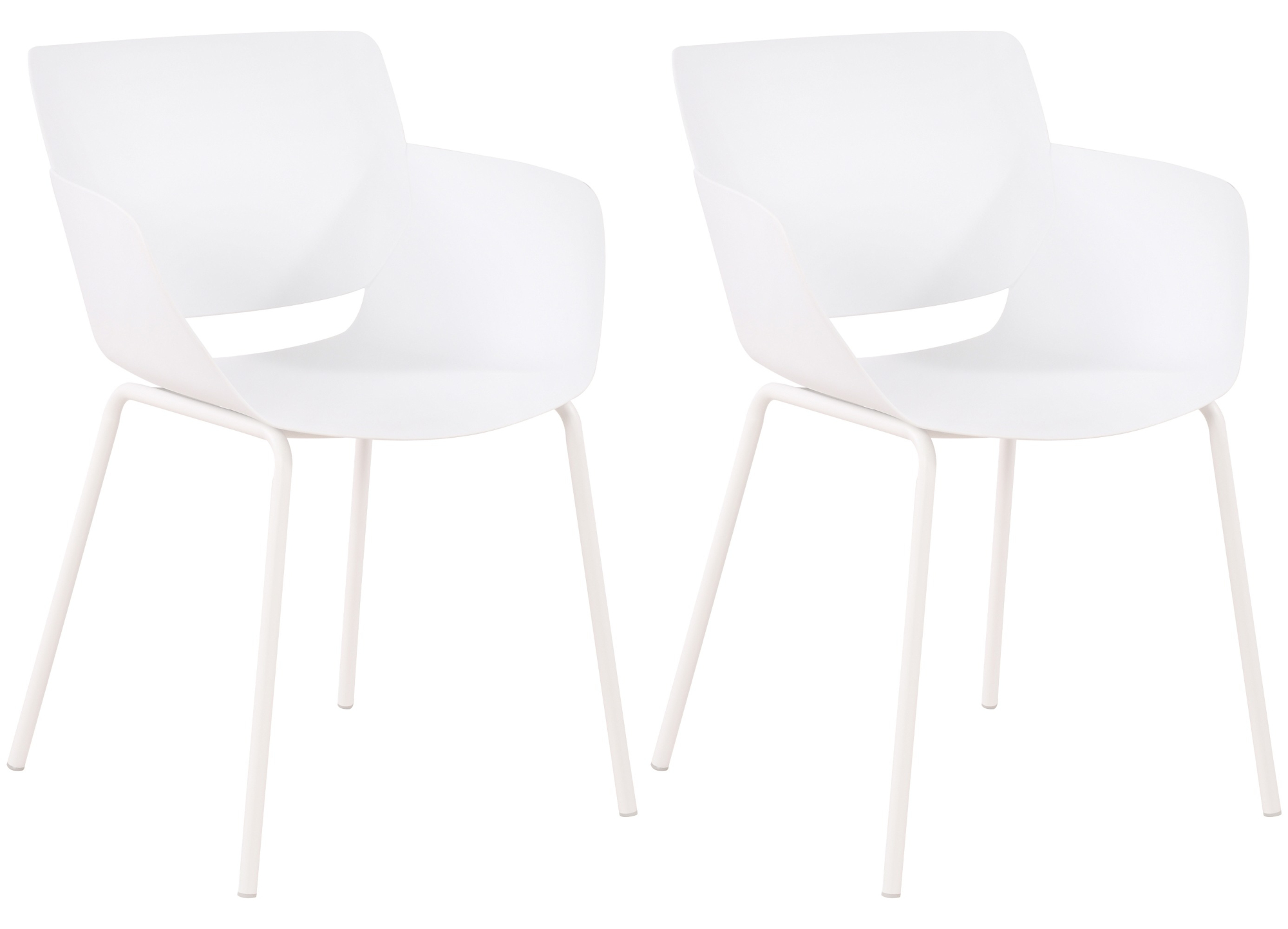 Ensemble de 2 chaises de jardin Alpena