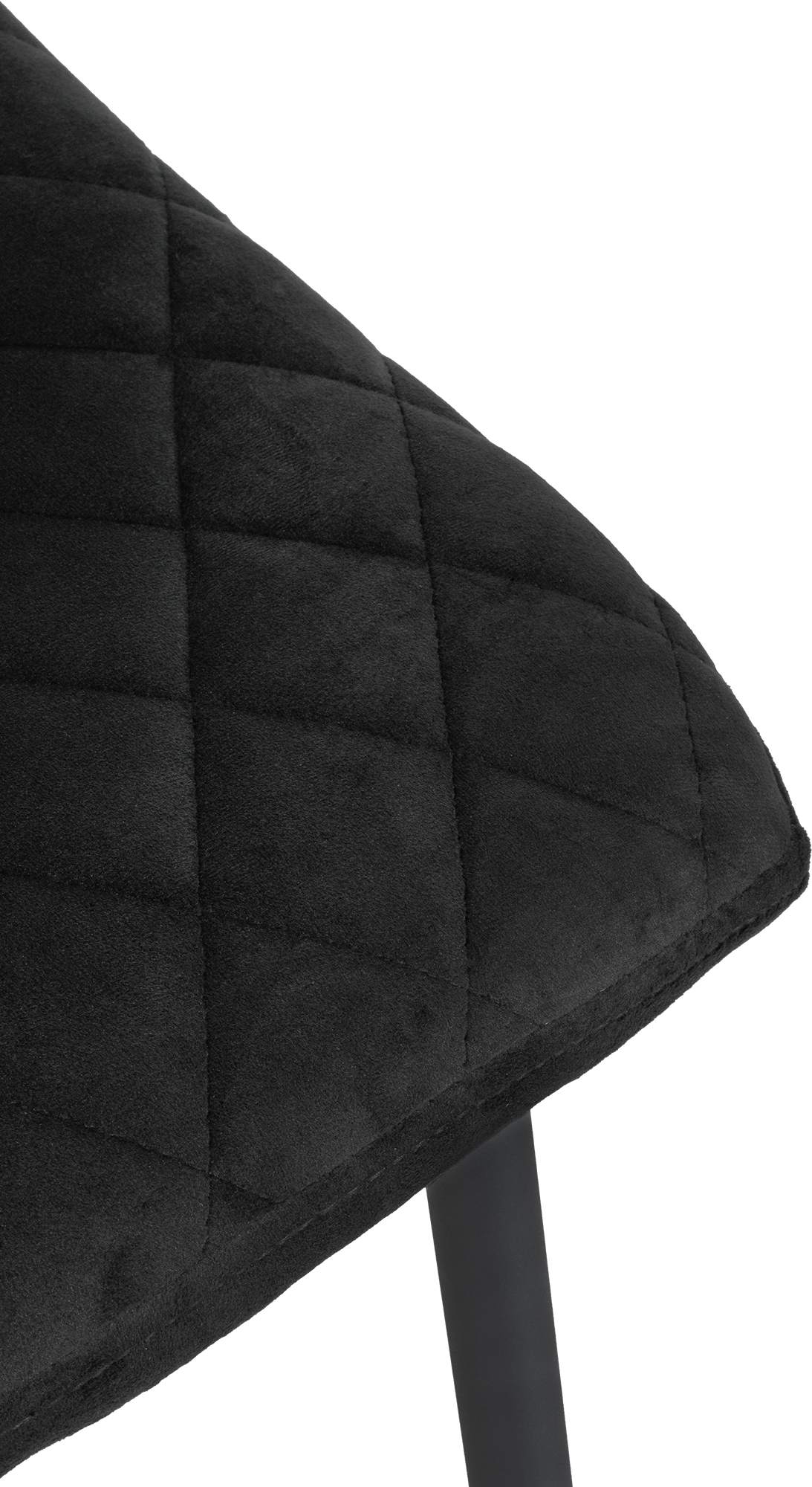 Chaise de salle à manger Telde velours