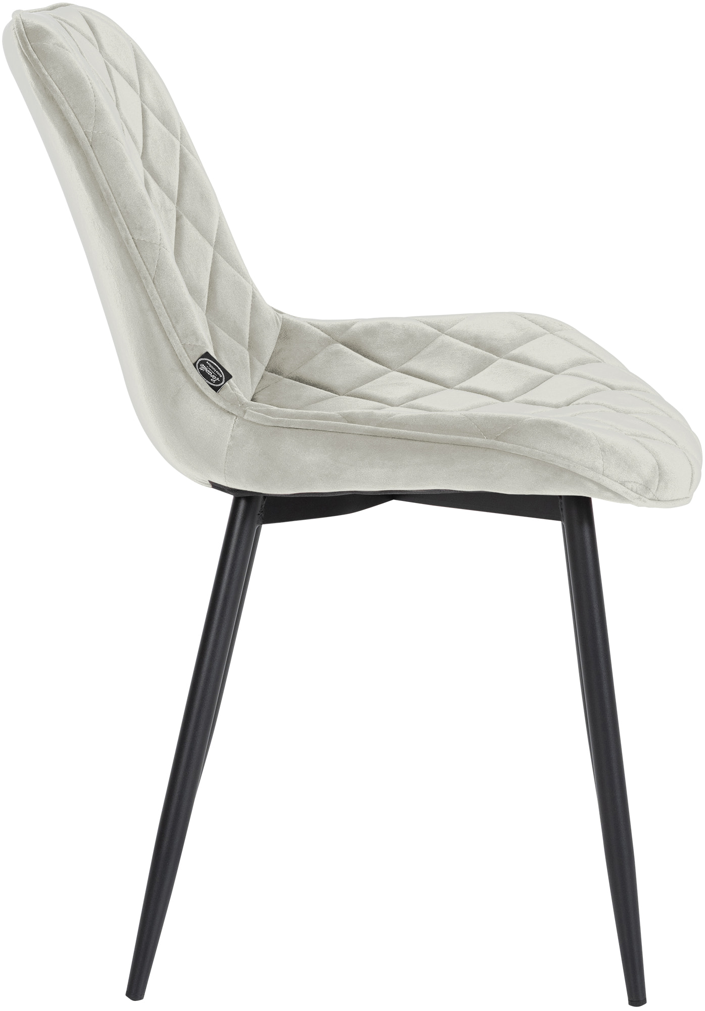Lot de 4 chaises Springs velours