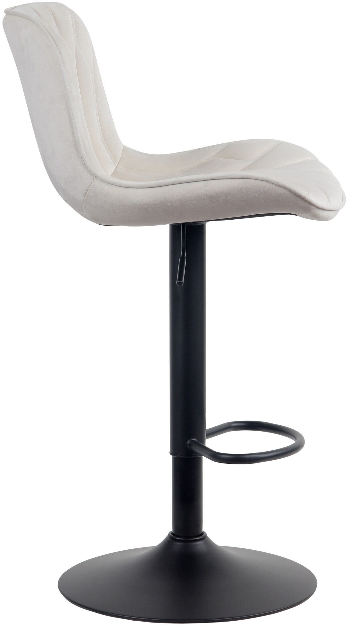 Tabouret de bar Linus Pied en Métal Hauteur réglable Siège pivotant
