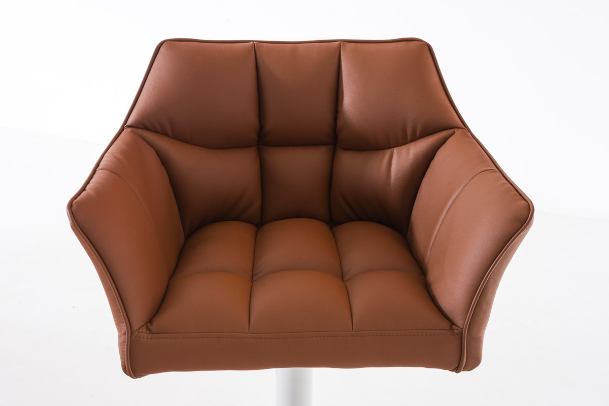 Tabouret de bar Damaso avec revetement en similicuir