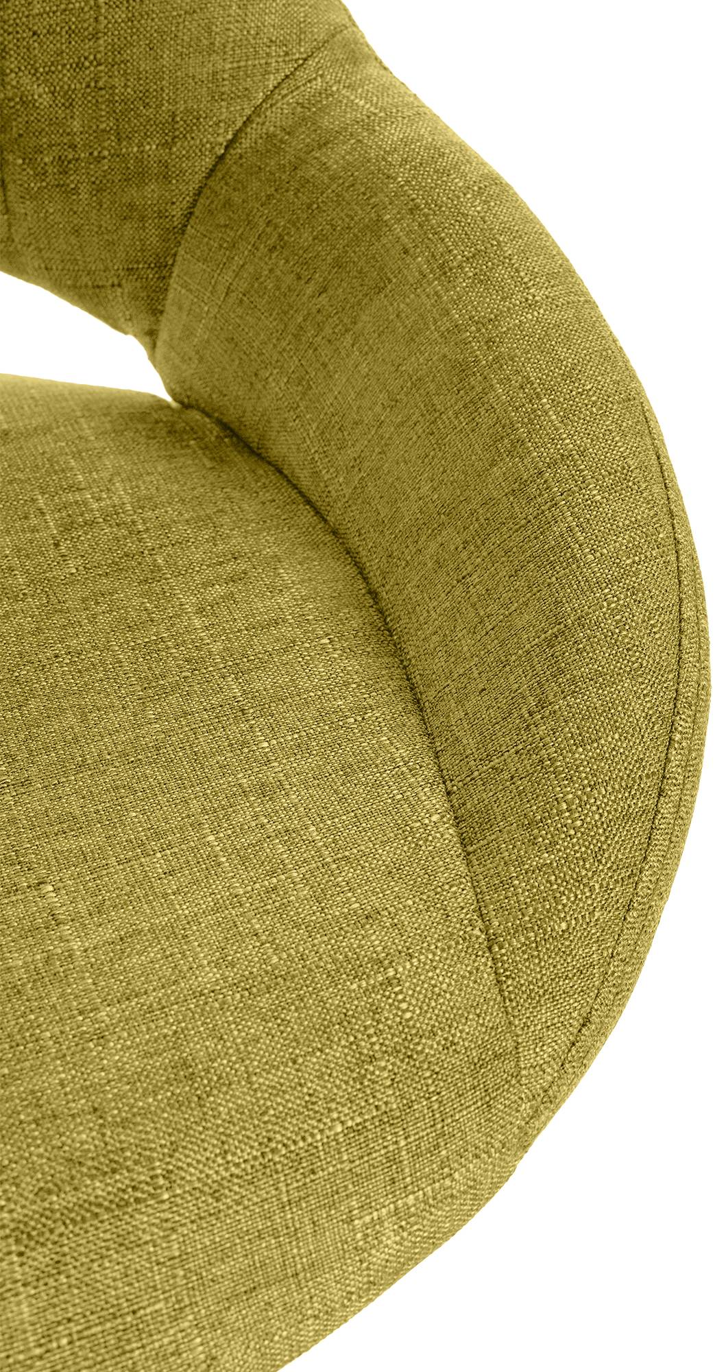 Lot de 2 tabourets de bar Milet en tissu