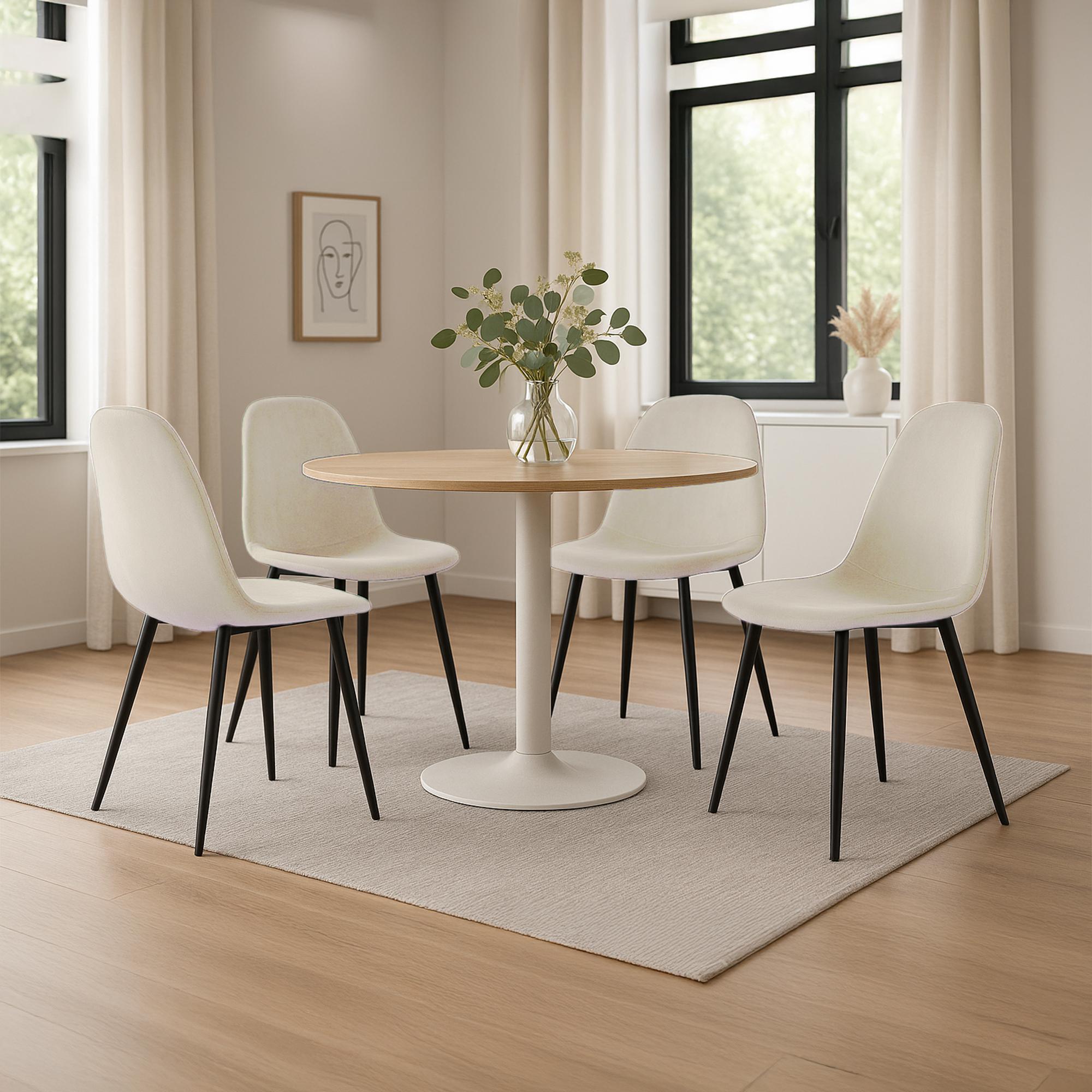 Set de 4 chaises de salle à manger Napier