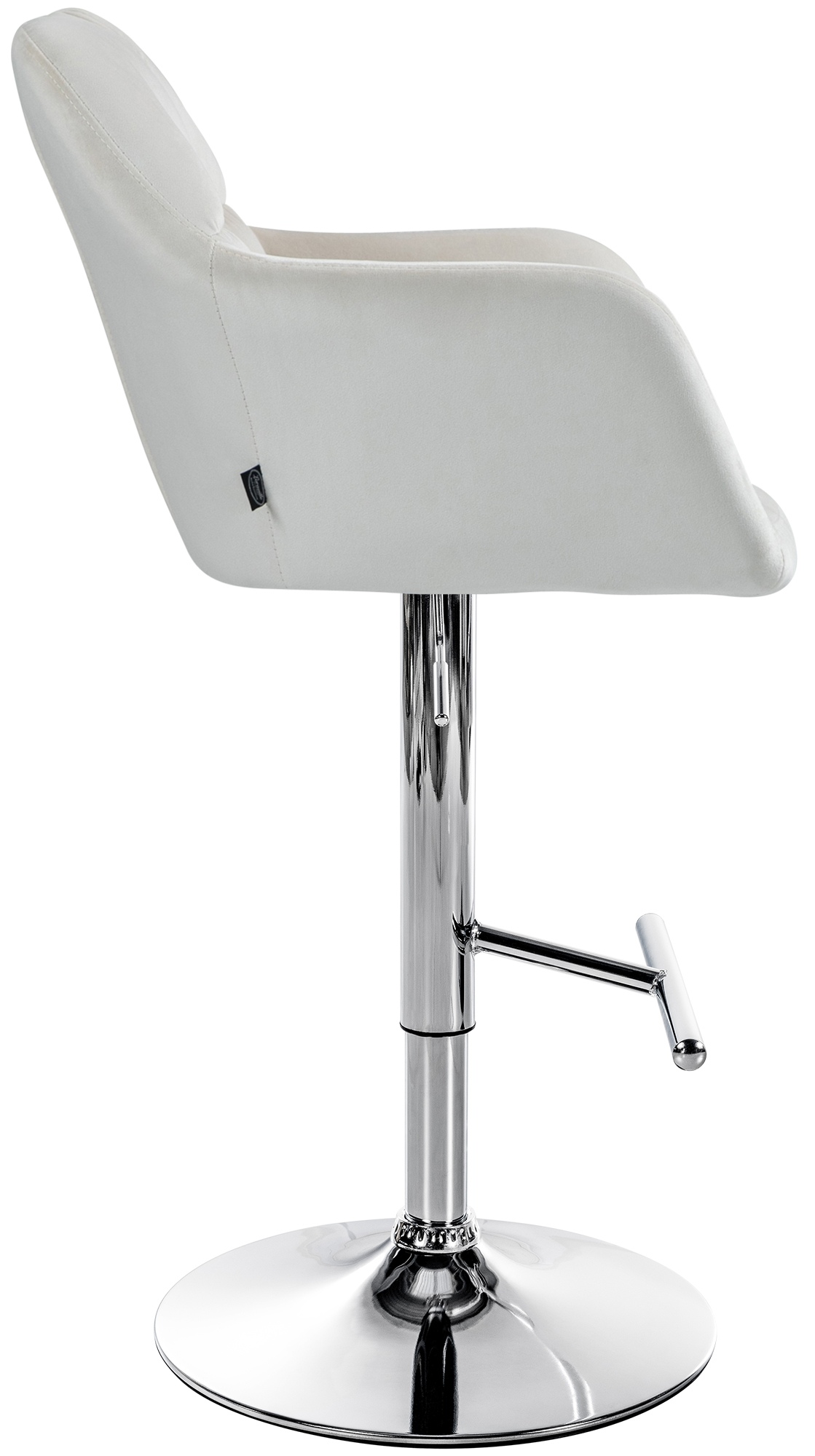Tabouret de bar Natoma velours
