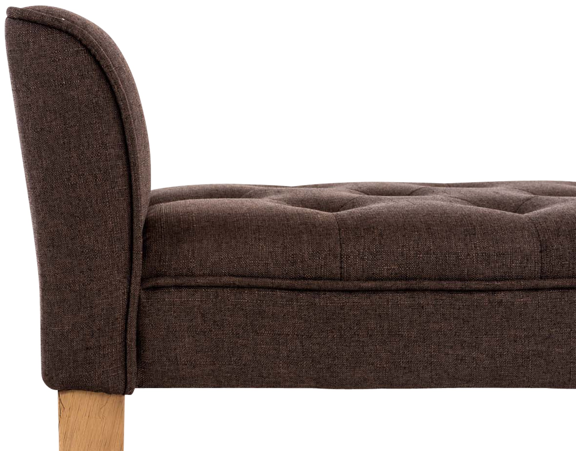 Banquette style Chersterfield Cleopatra en tissu