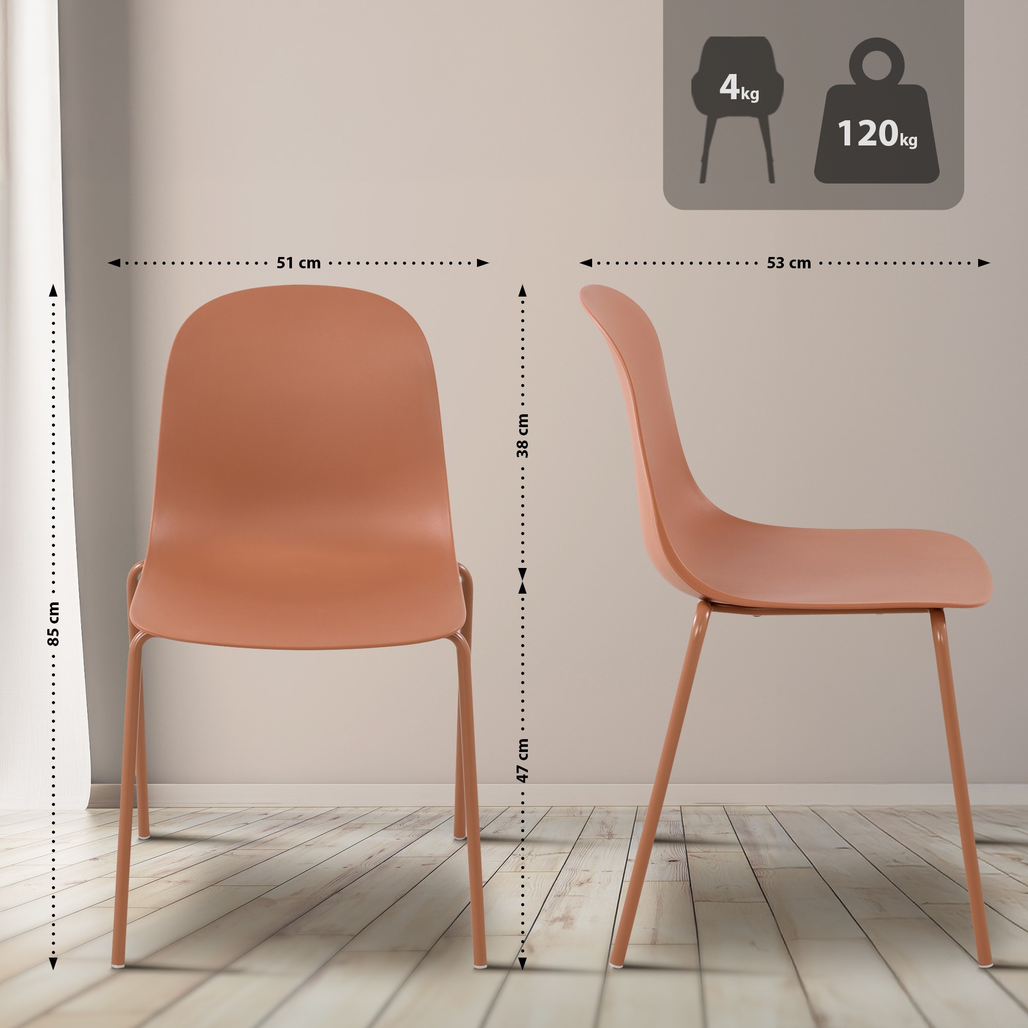 Ensemble de 2 sièges Berdin
