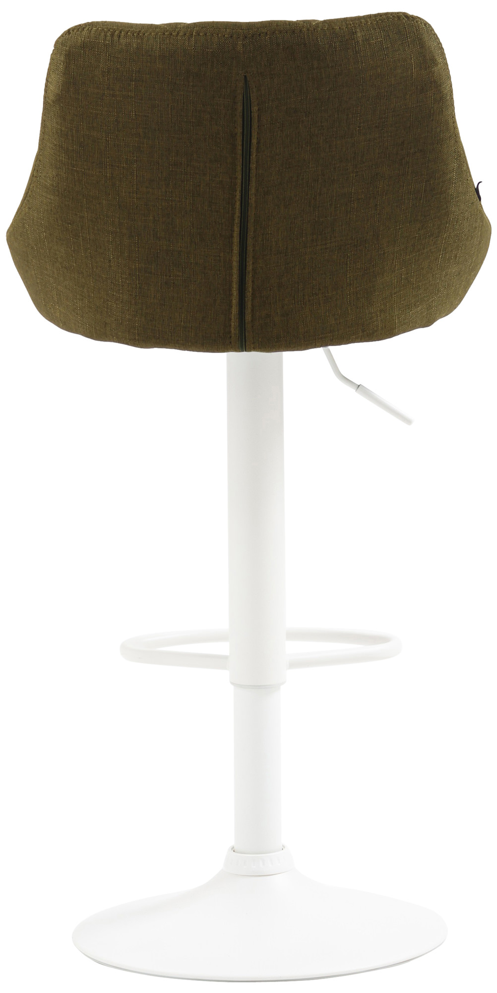 Tabouret de bar Lazio en Tissu Hauteur réglable siège pivotant