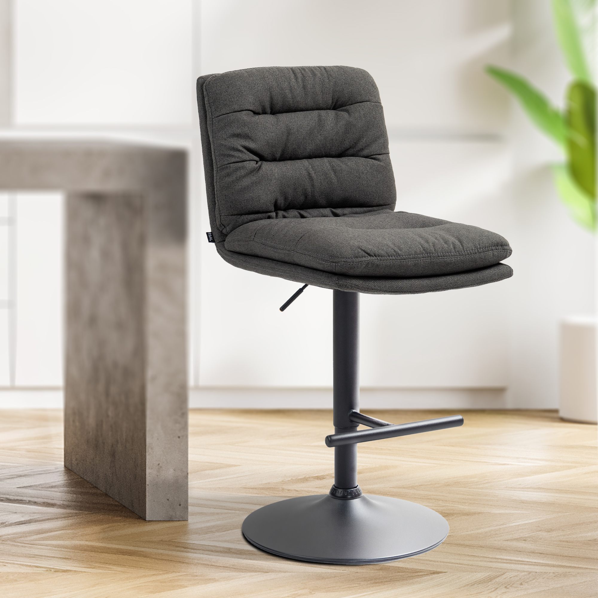 Tabouret de bar Damar Tissu