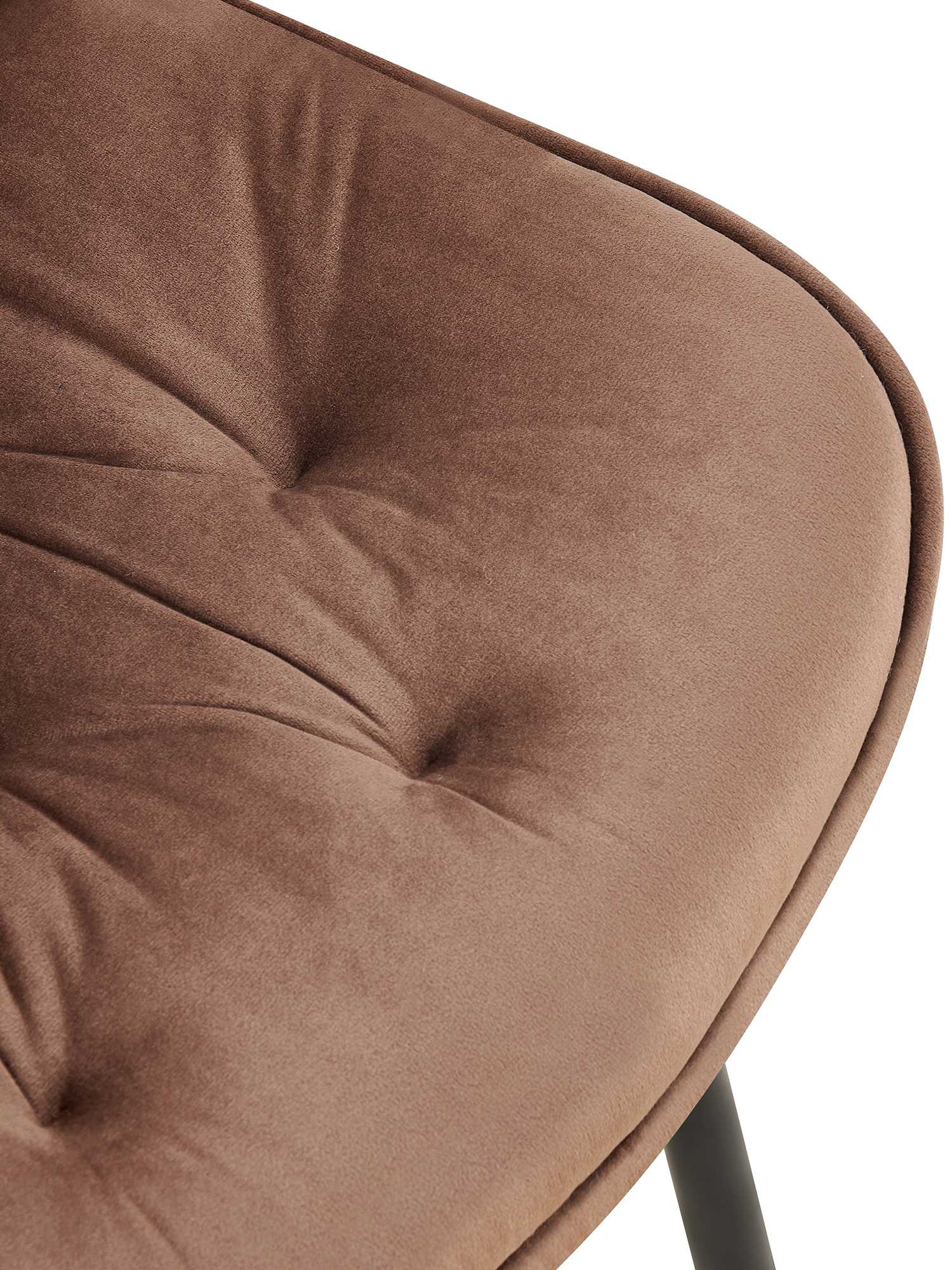 Chaise de salle à manger Wallace velours